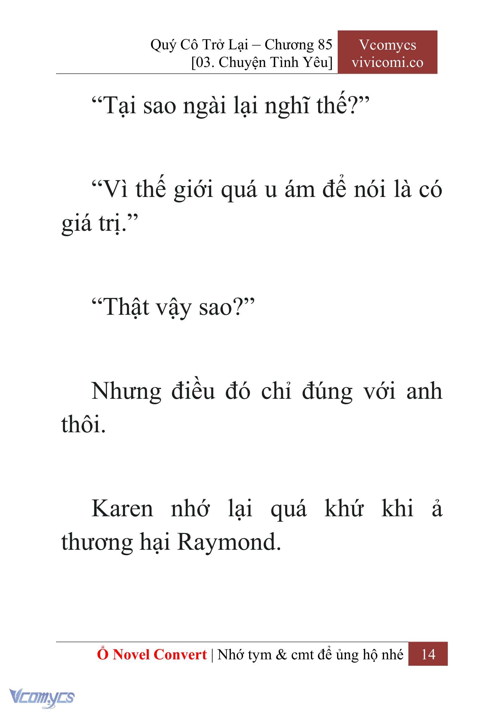 [Novel] Quý Cô Trở Lại Chapter 85 - Trang 17