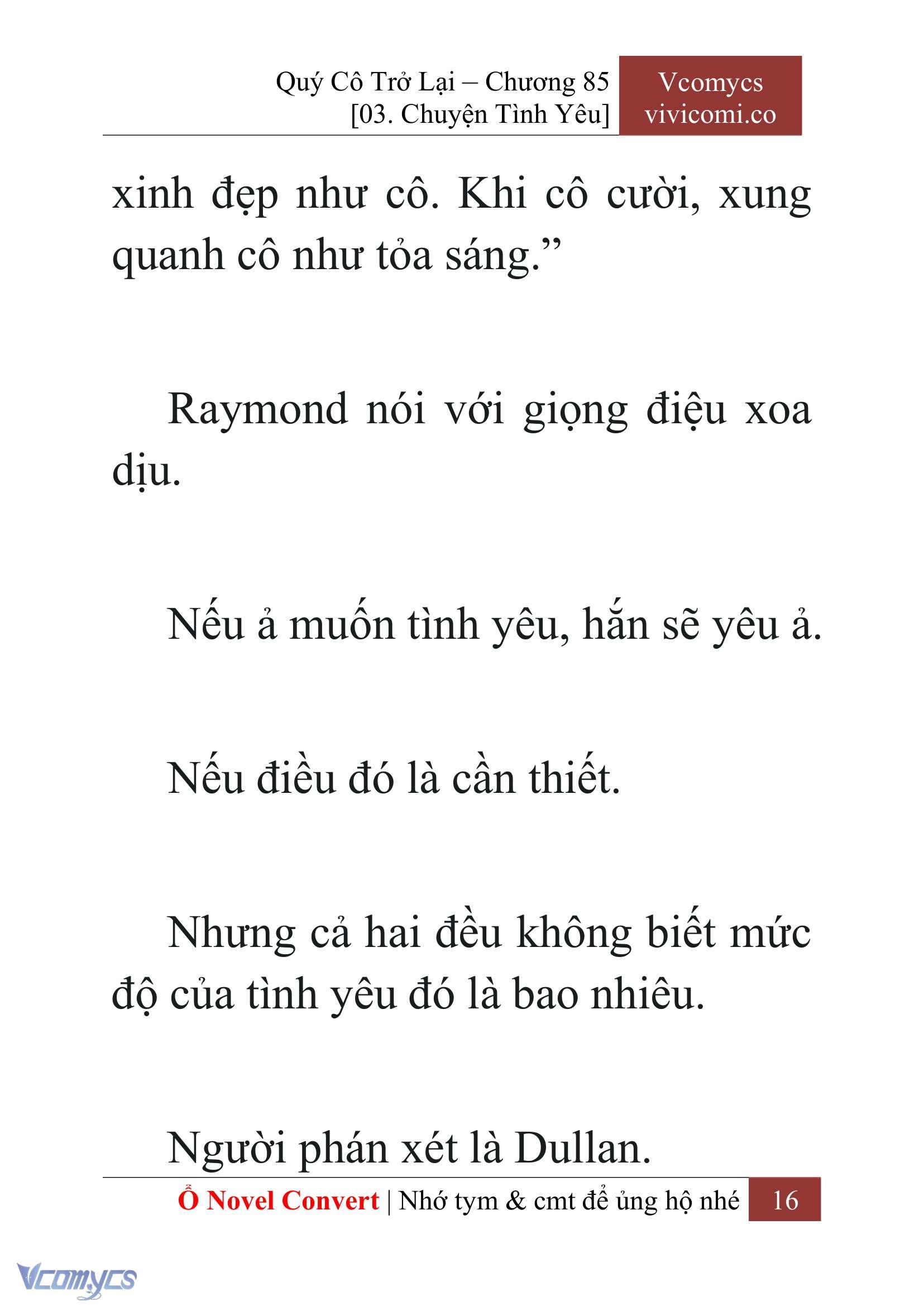 [Novel] Quý Cô Trở Lại Chapter 85 - Trang 19