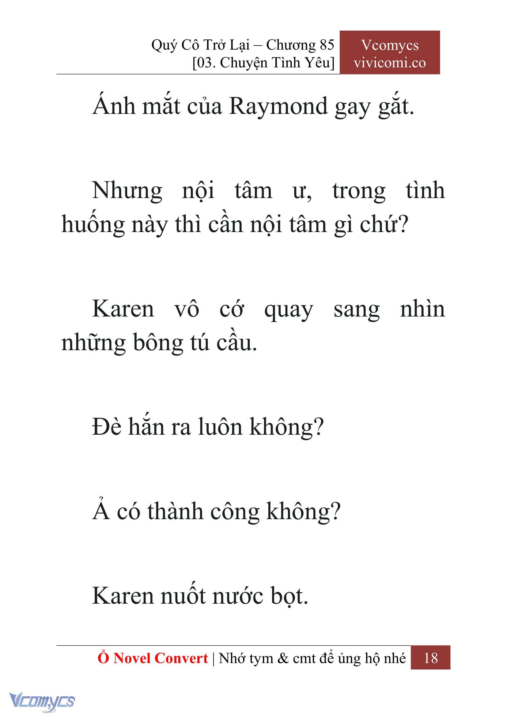 [Novel] Quý Cô Trở Lại Chapter 85 - Trang 21
