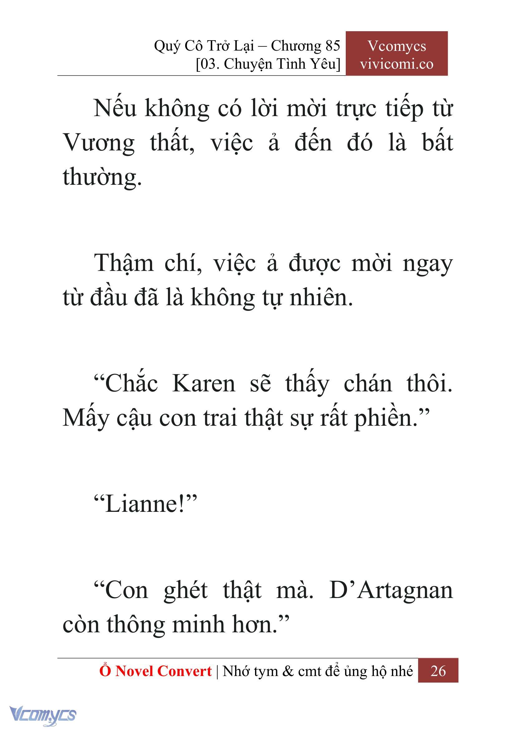 [Novel] Quý Cô Trở Lại Chapter 85 - Trang 29