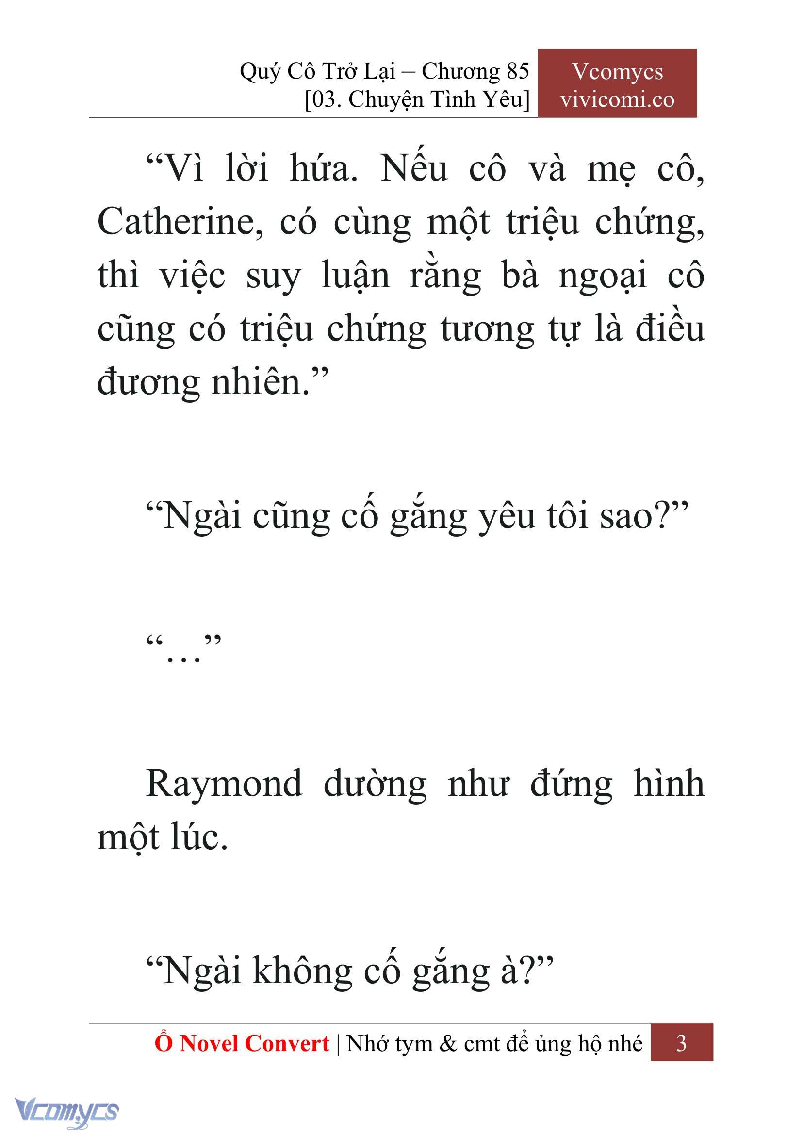 [Novel] Quý Cô Trở Lại Chapter 85 - Trang 6