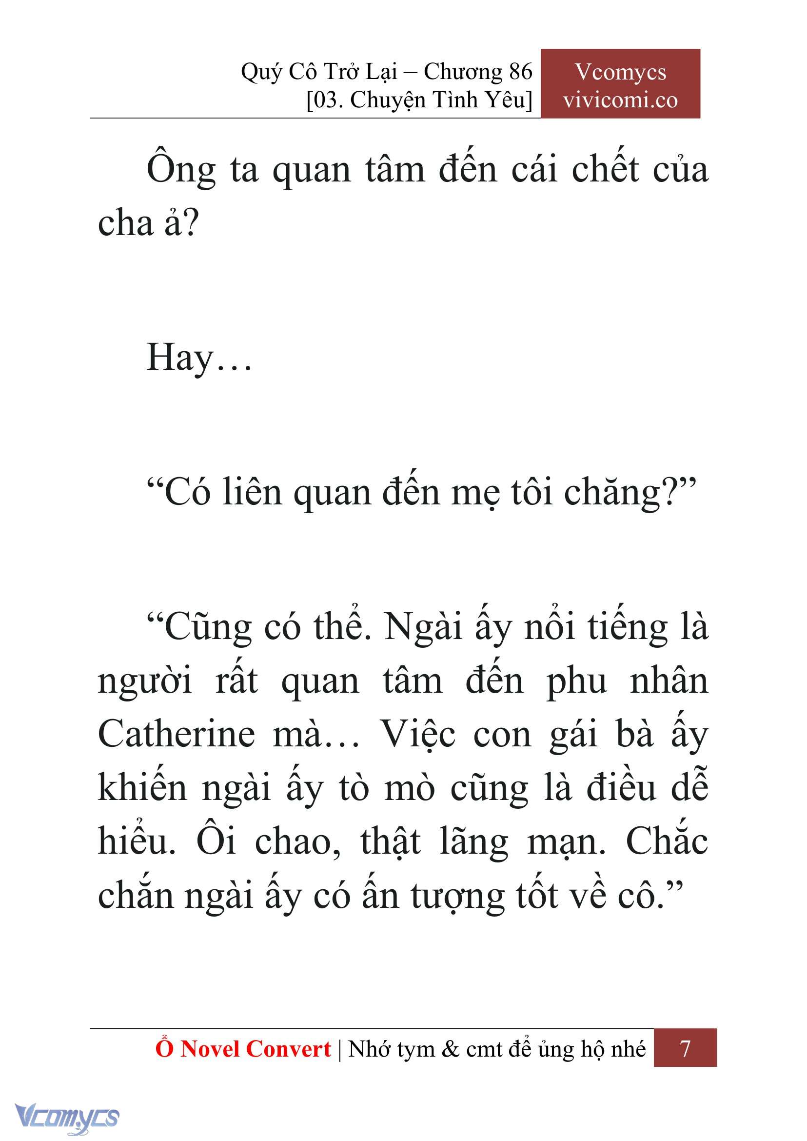 [Novel] Quý Cô Trở Lại Chapter 86 - Trang 10