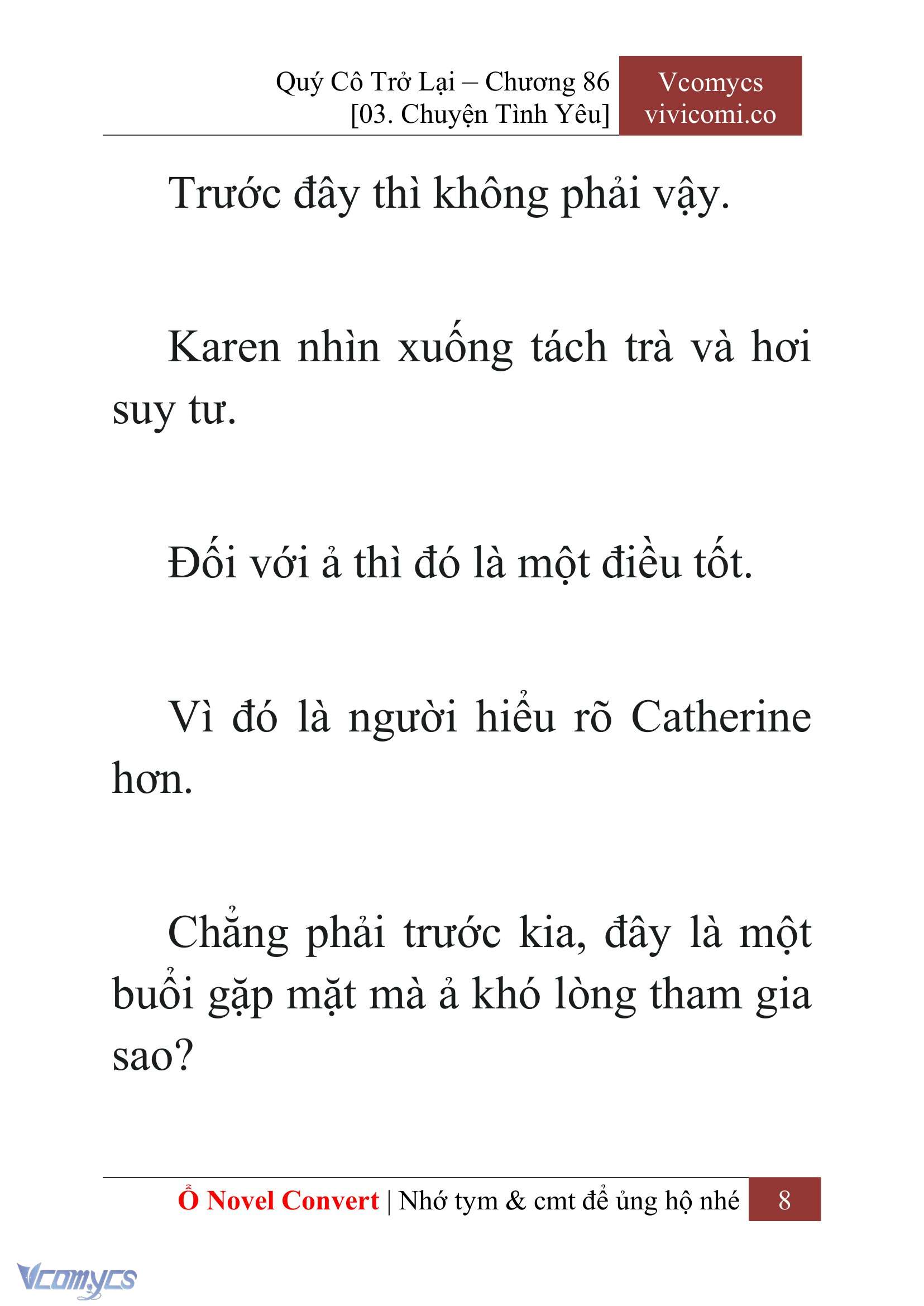 [Novel] Quý Cô Trở Lại Chapter 86 - Trang 11