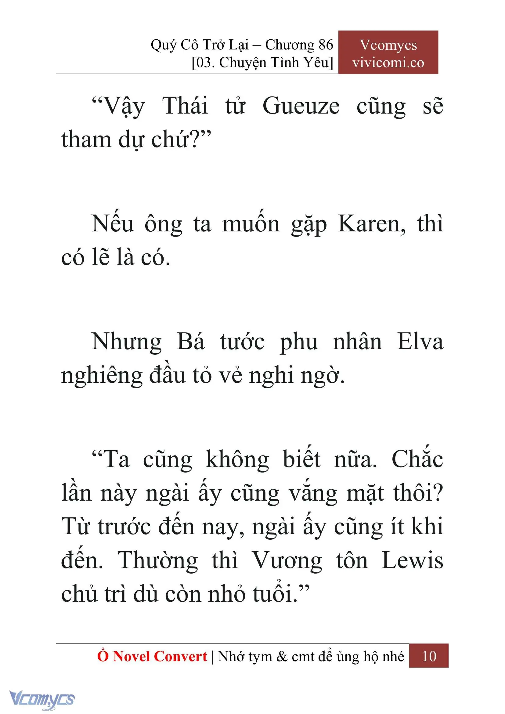 [Novel] Quý Cô Trở Lại Chapter 86 - Trang 13