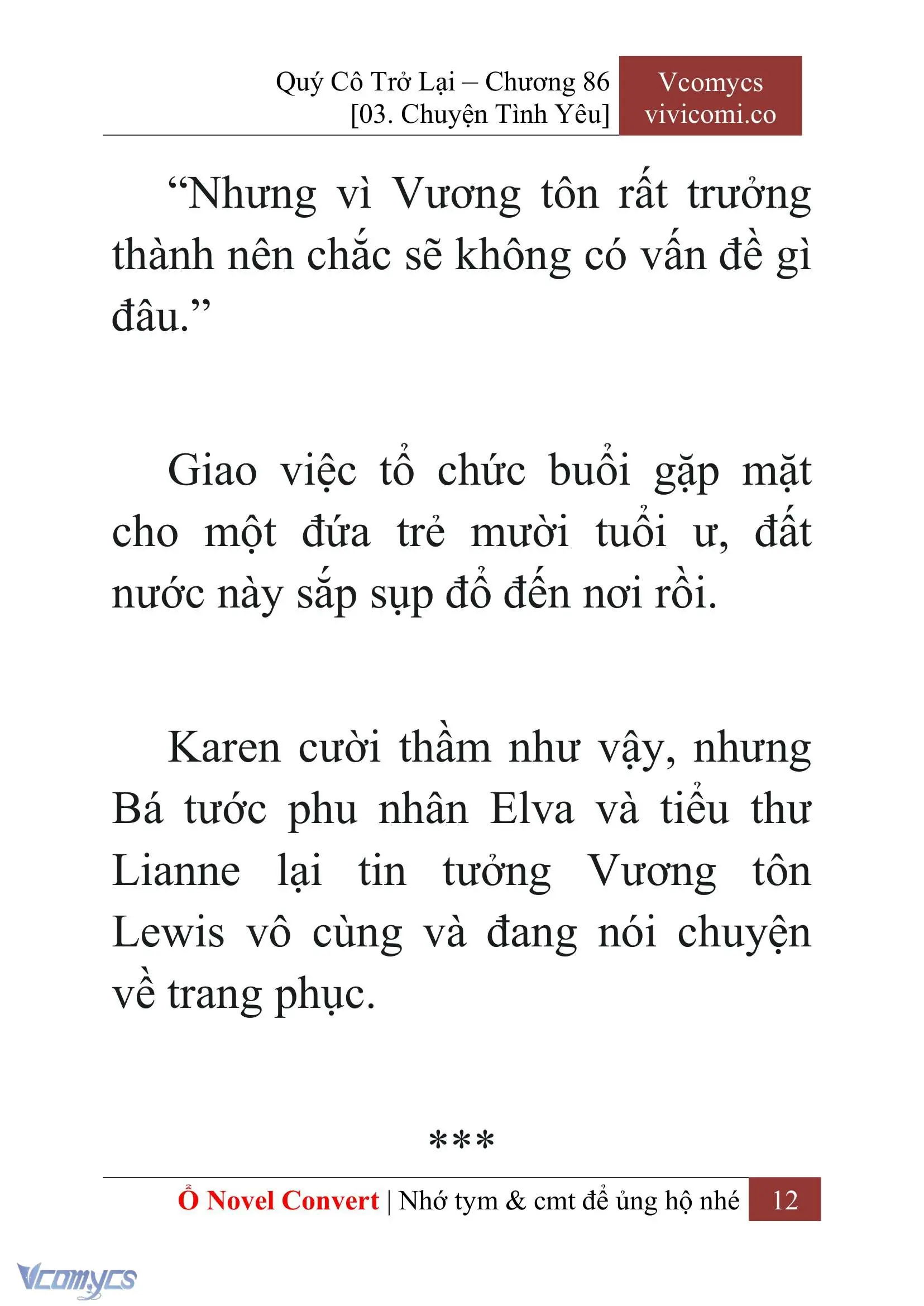 [Novel] Quý Cô Trở Lại Chapter 86 - Trang 15