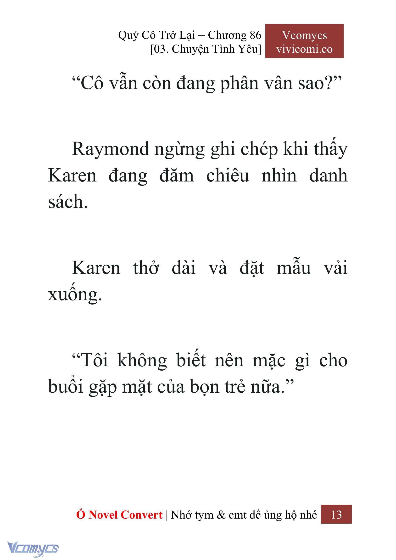 [Novel] Quý Cô Trở Lại Chapter 86 - Trang 16