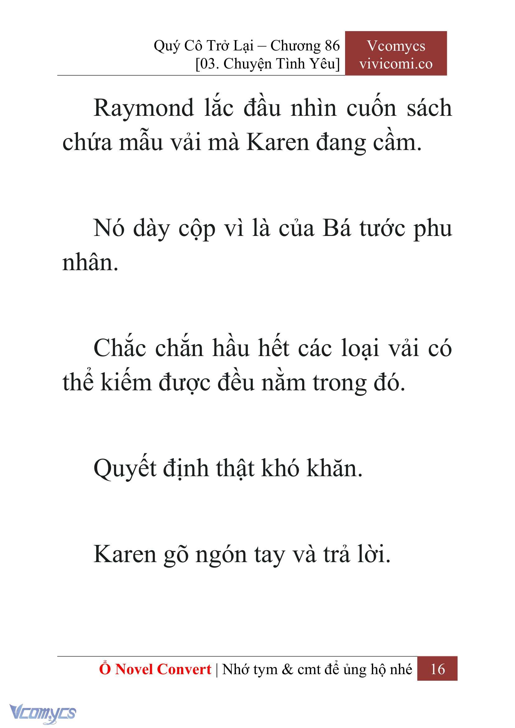 [Novel] Quý Cô Trở Lại Chapter 86 - Trang 19