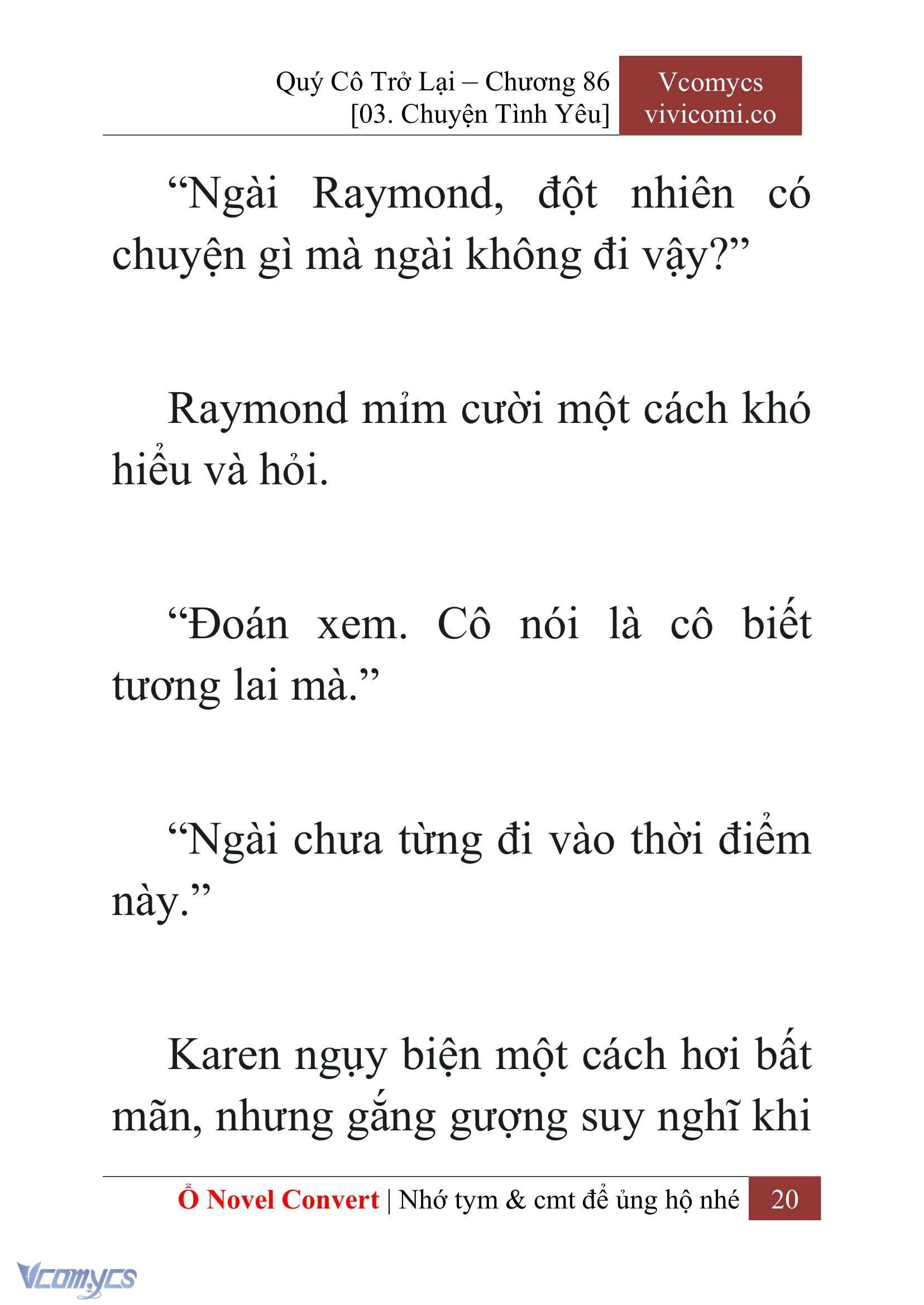 [Novel] Quý Cô Trở Lại Chapter 86 - Trang 23