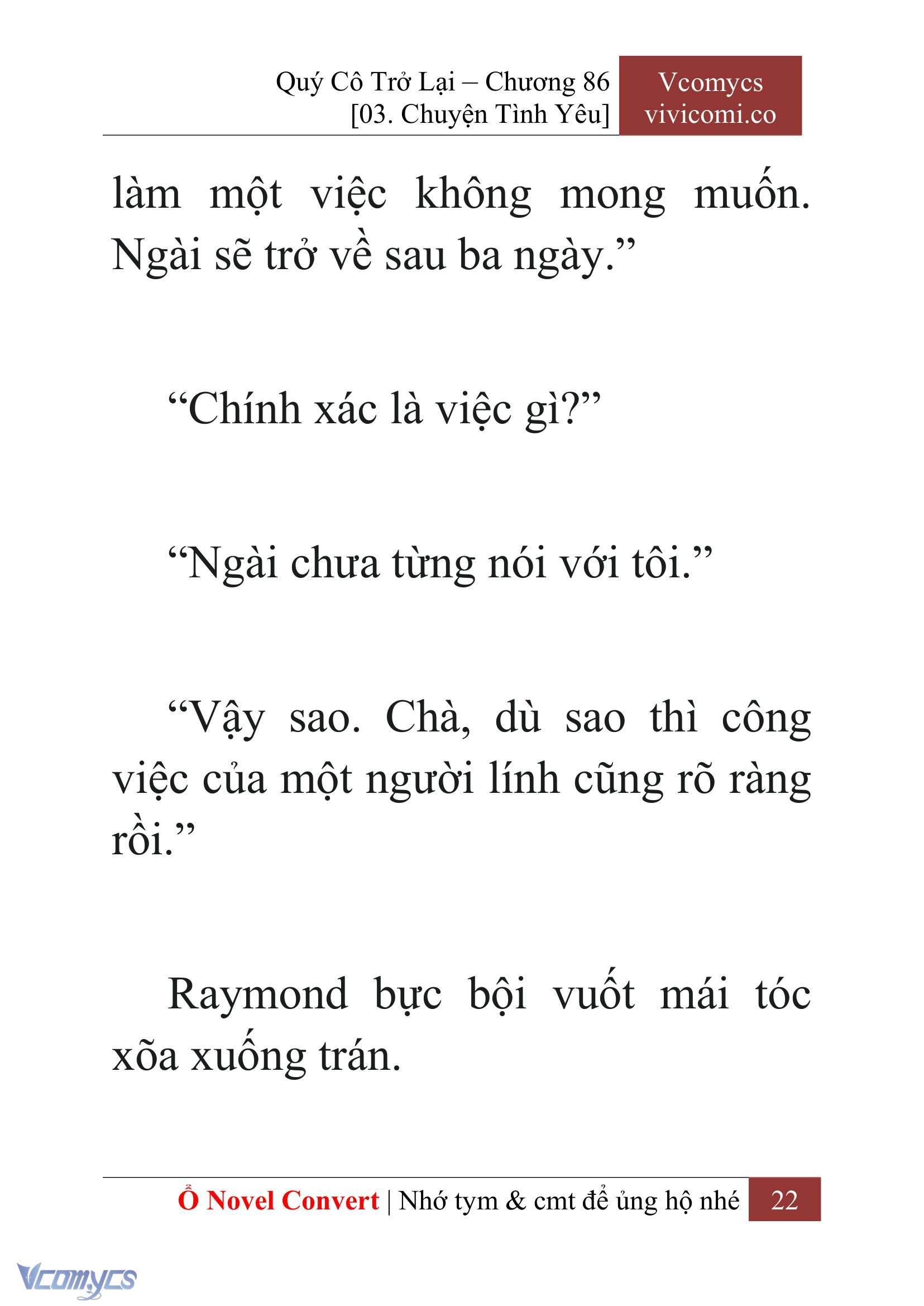 [Novel] Quý Cô Trở Lại Chapter 86 - Trang 25