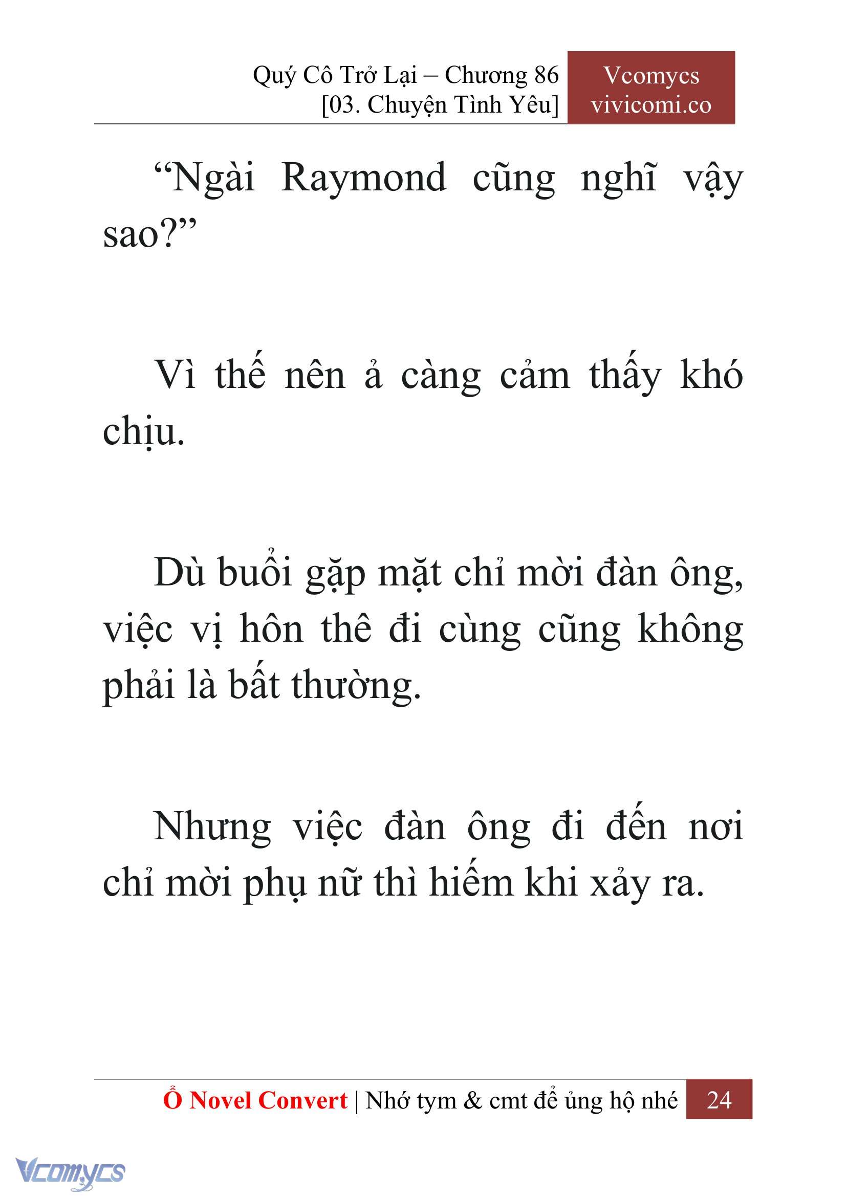 [Novel] Quý Cô Trở Lại Chapter 86 - Trang 27