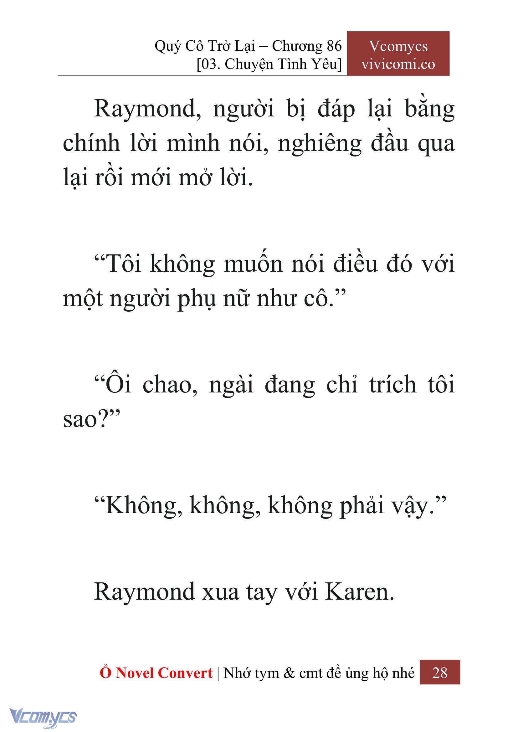 [Novel] Quý Cô Trở Lại Chapter 86 - Trang 31