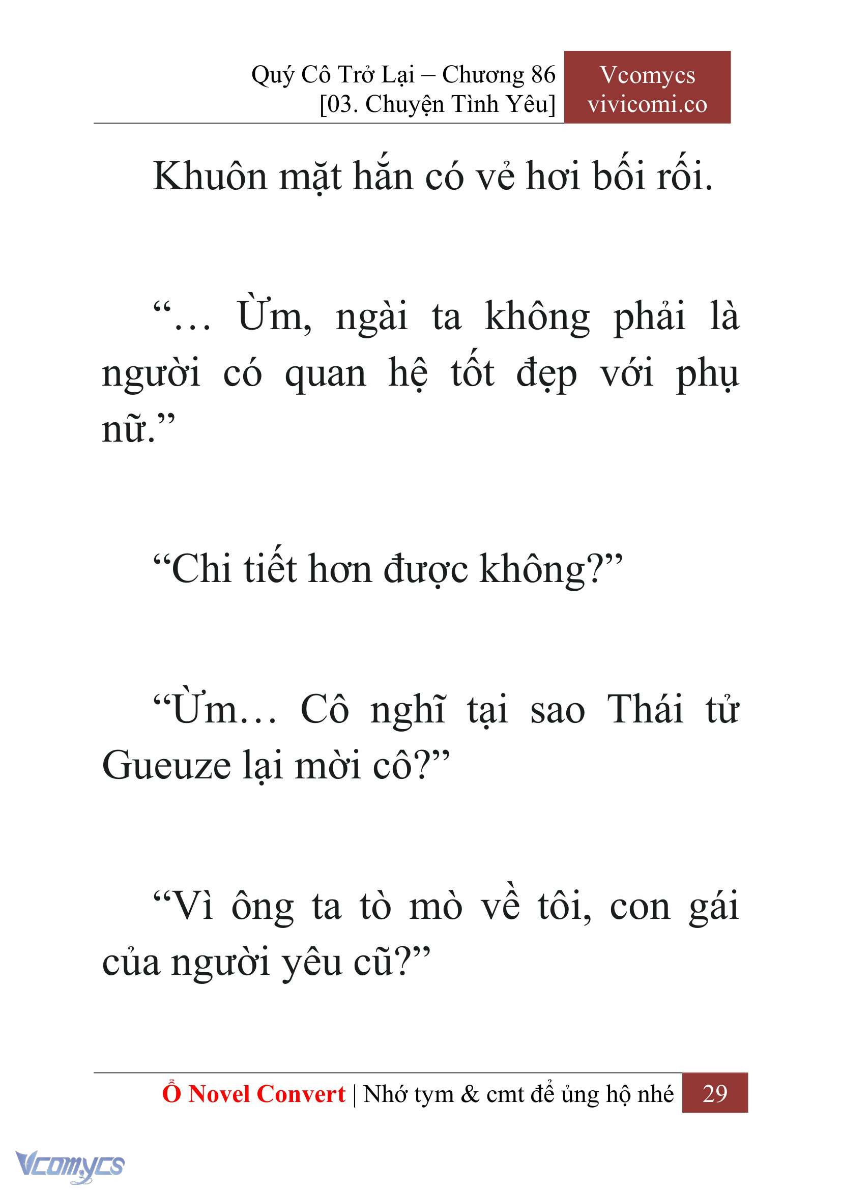[Novel] Quý Cô Trở Lại Chapter 86 - Trang 32