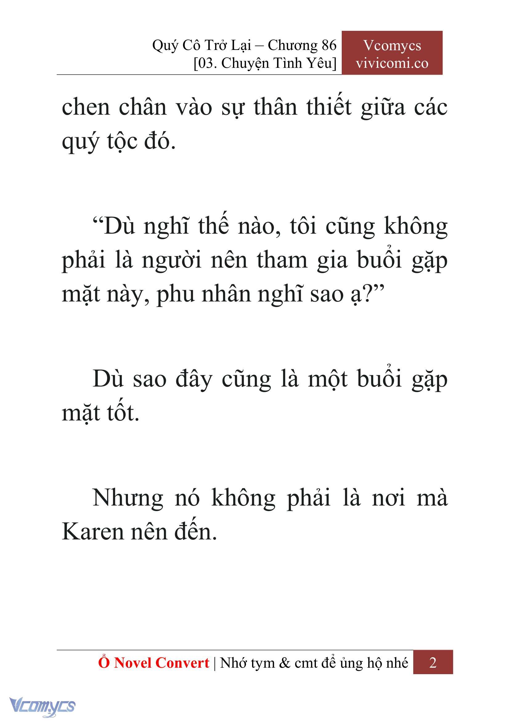 [Novel] Quý Cô Trở Lại Chapter 86 - Trang 5