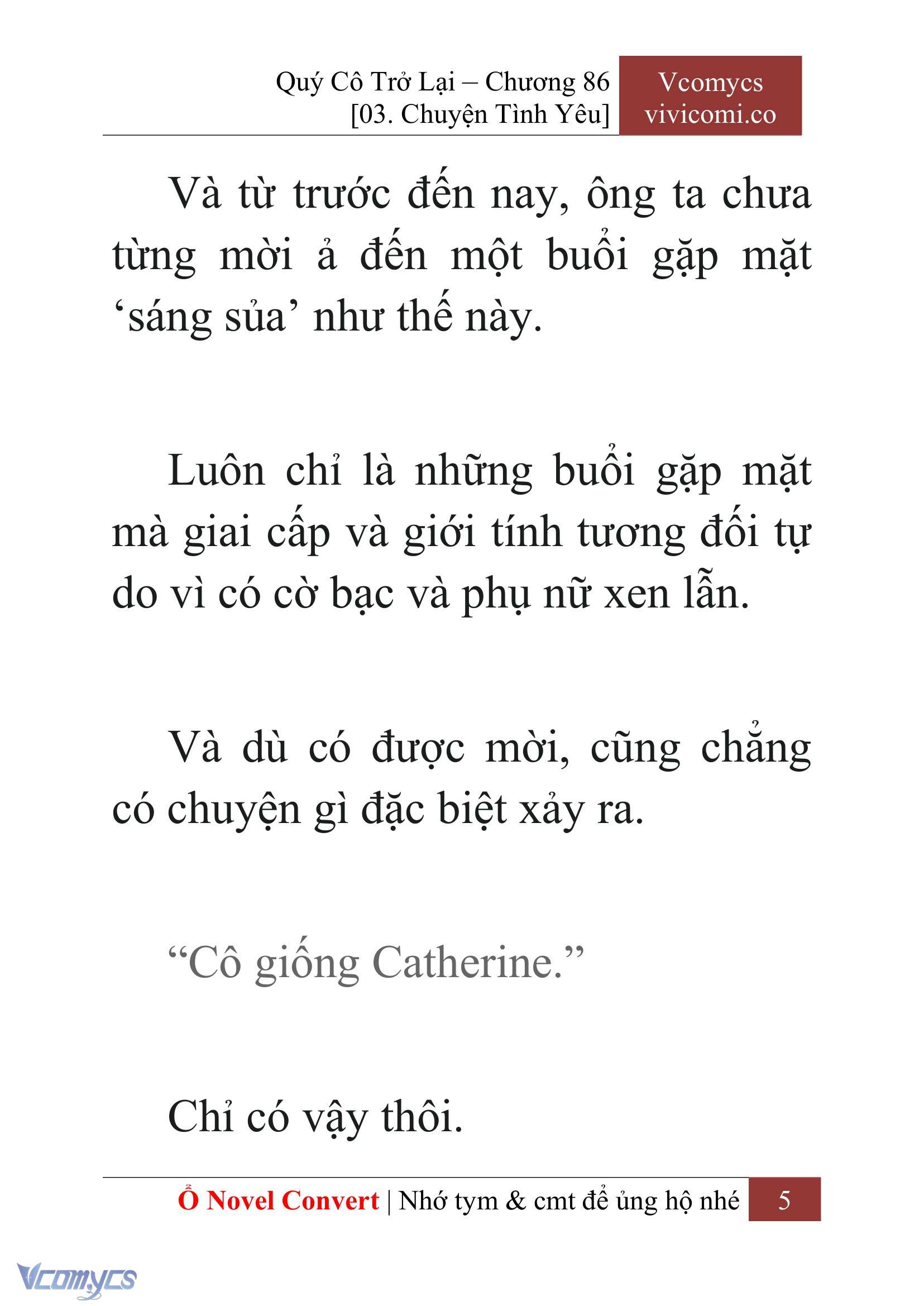 [Novel] Quý Cô Trở Lại Chapter 86 - Trang 8