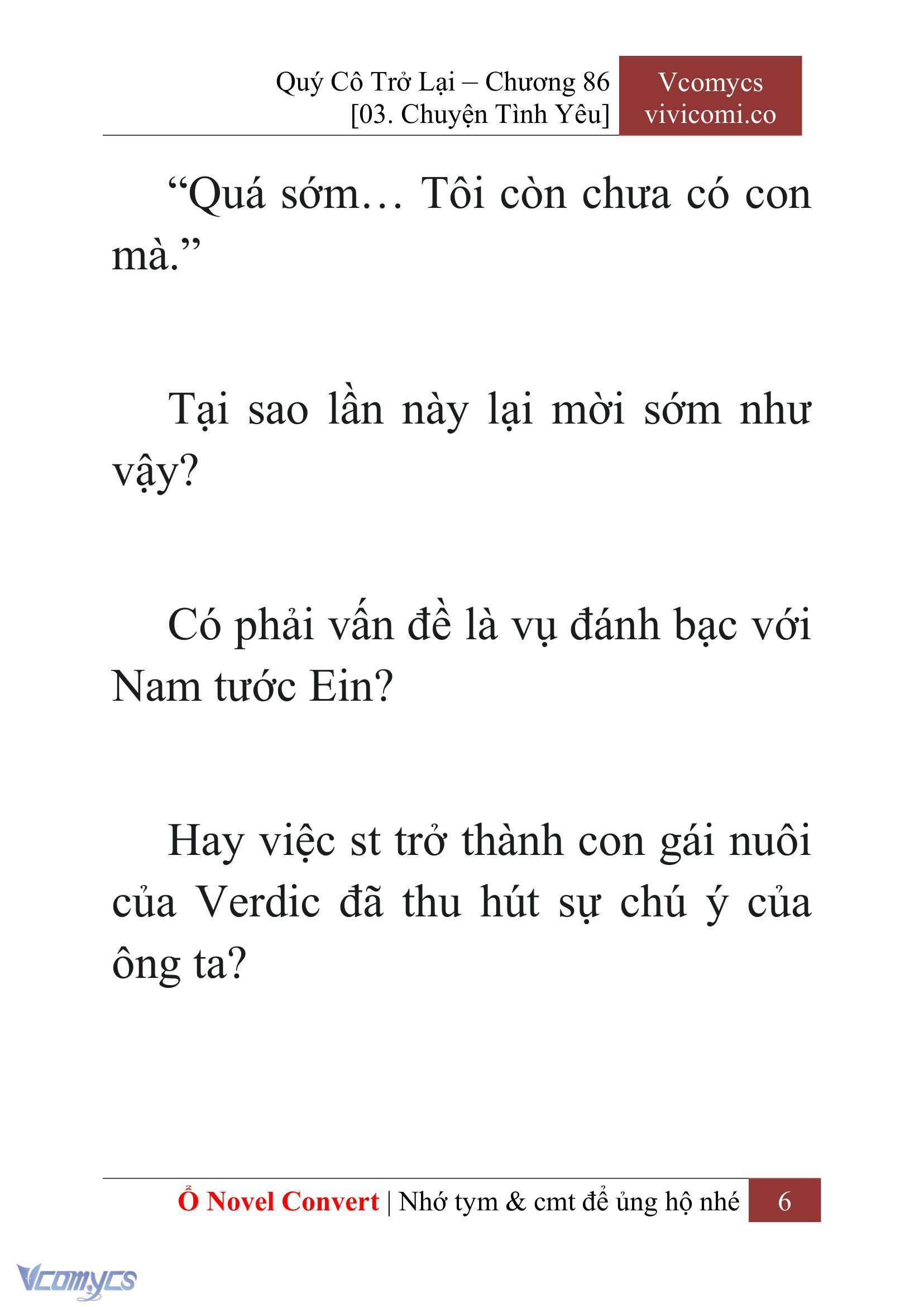 [Novel] Quý Cô Trở Lại Chapter 86 - Trang 9