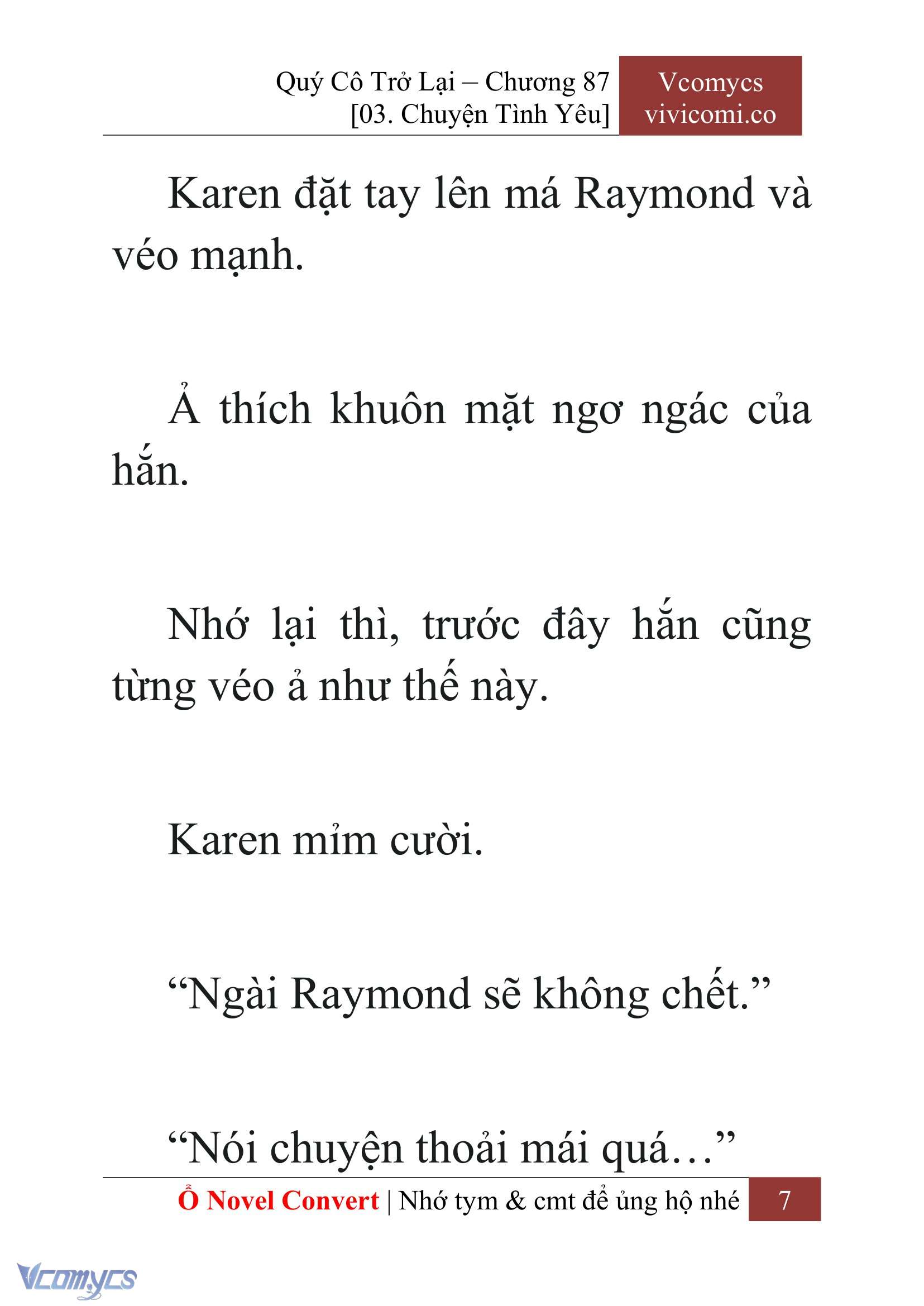 [Novel] Quý Cô Trở Lại Chapter 87 - Trang 10