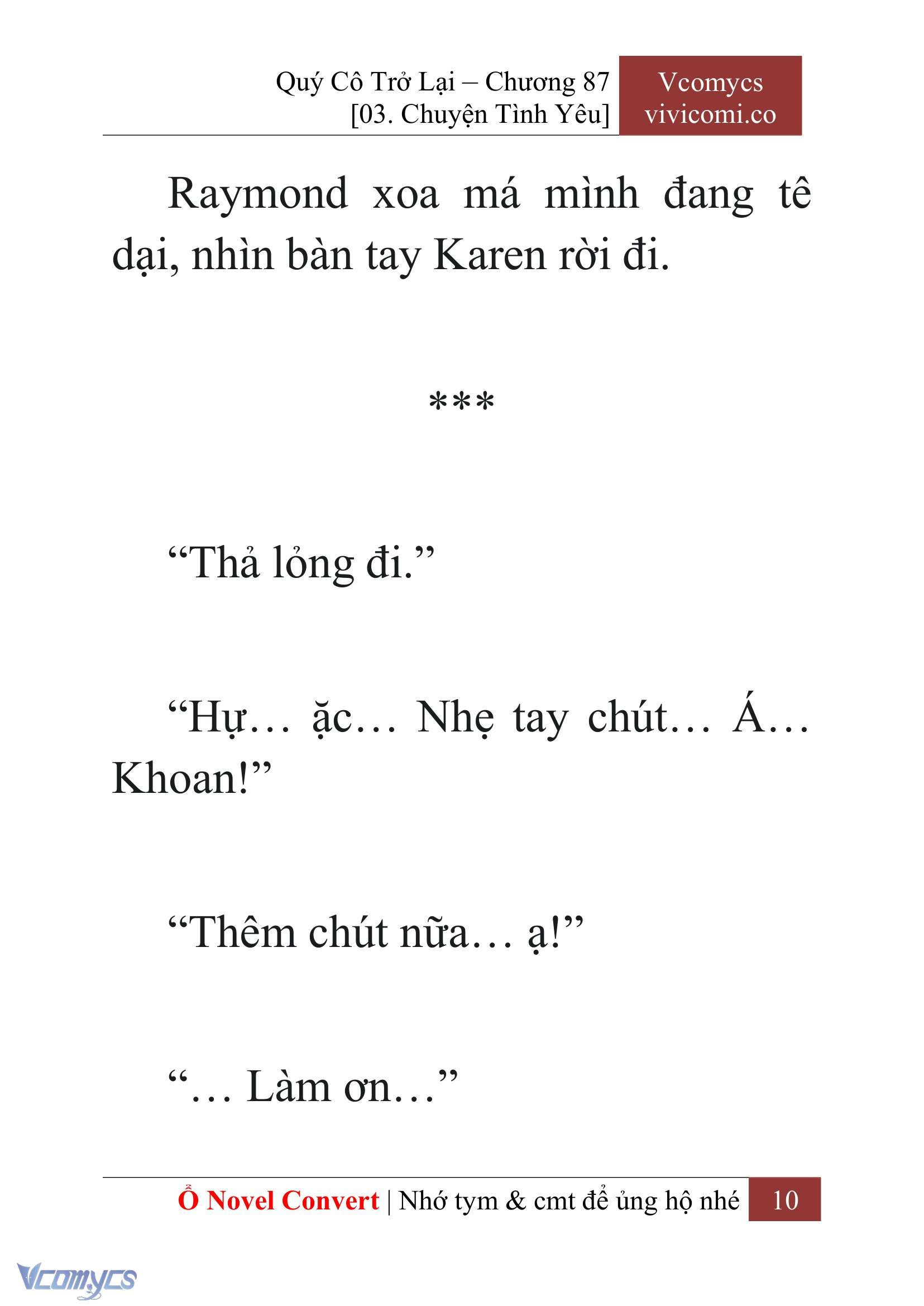 [Novel] Quý Cô Trở Lại Chapter 87 - Trang 13