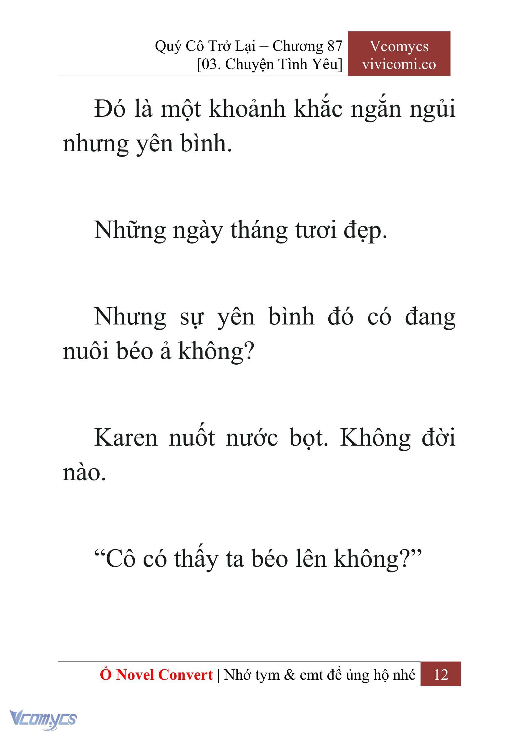 [Novel] Quý Cô Trở Lại Chapter 87 - Trang 15