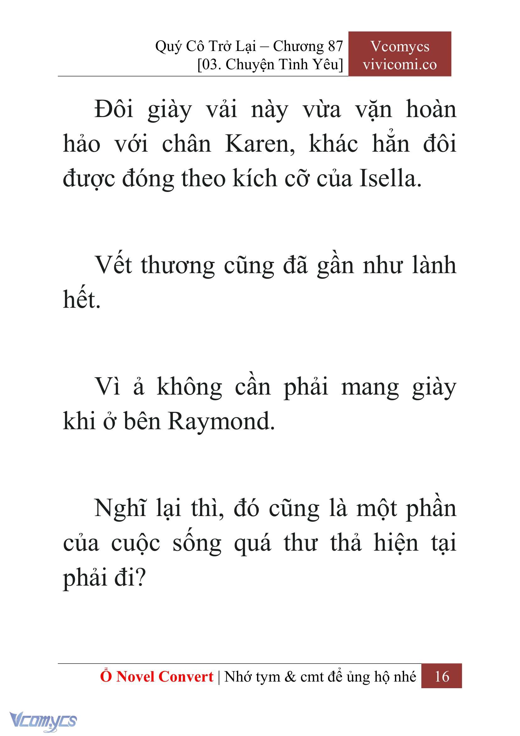 [Novel] Quý Cô Trở Lại Chapter 87 - Trang 19