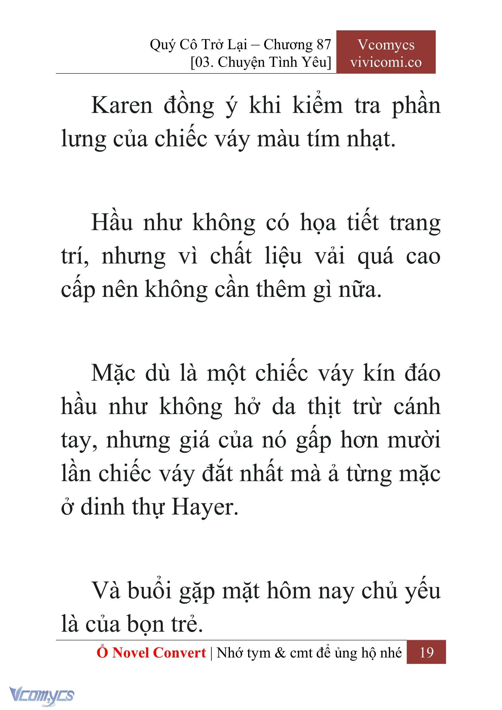 [Novel] Quý Cô Trở Lại Chapter 87 - Trang 22
