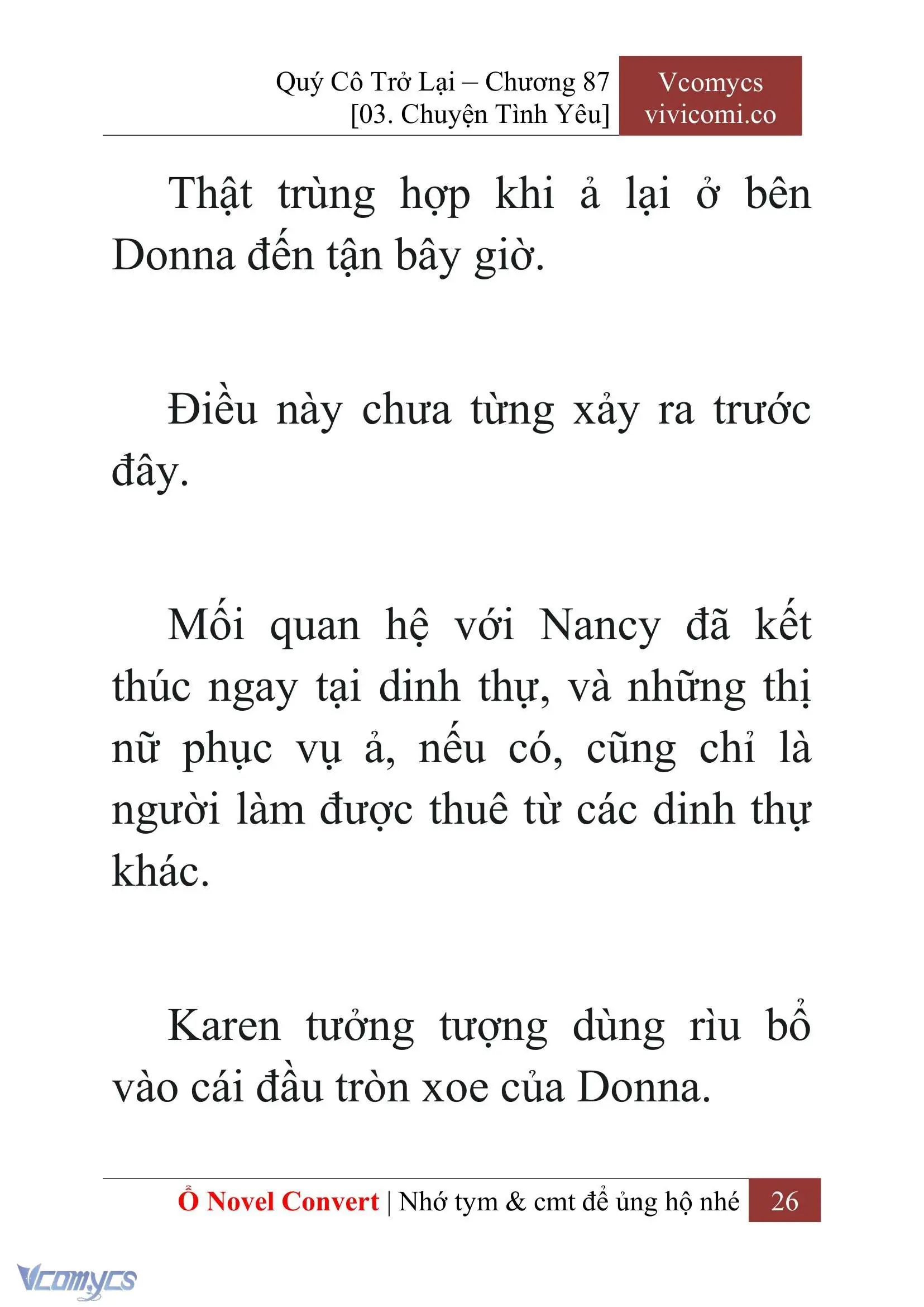 [Novel] Quý Cô Trở Lại Chapter 87 - Trang 29