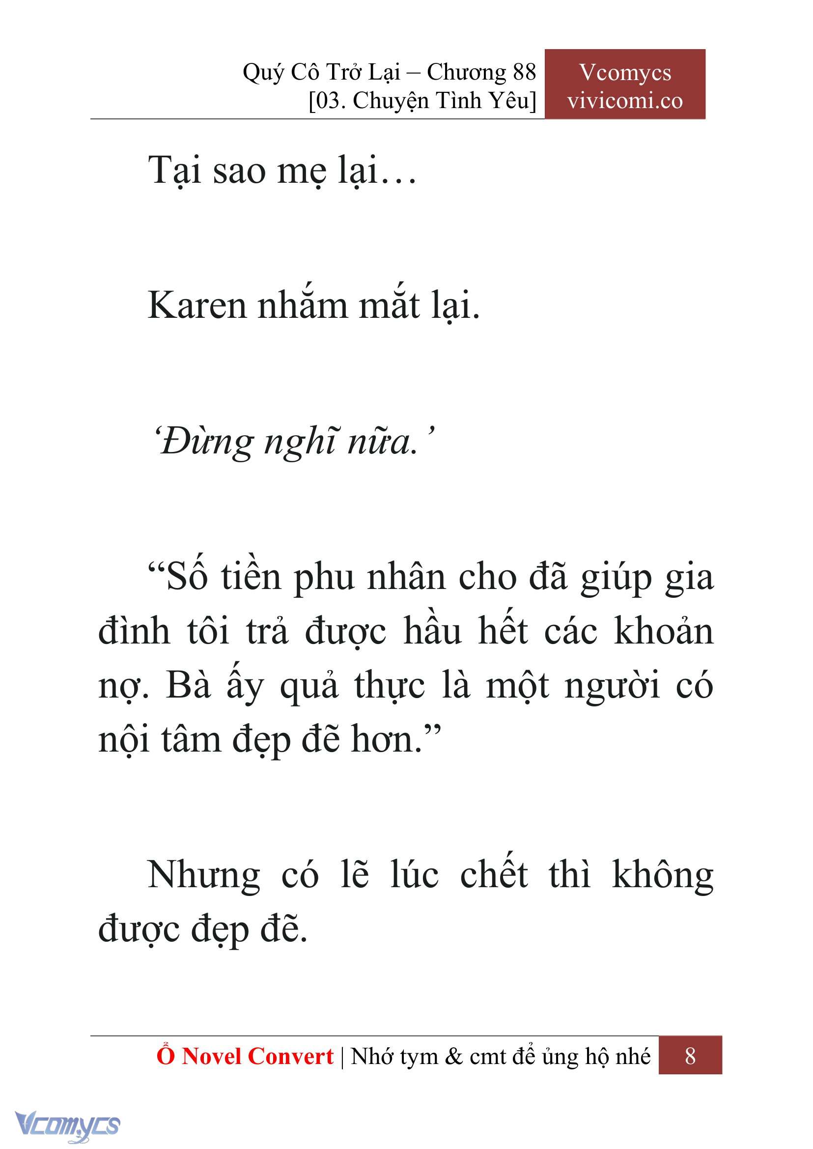 [Novel] Quý Cô Trở Lại Chapter 88 - Trang 11