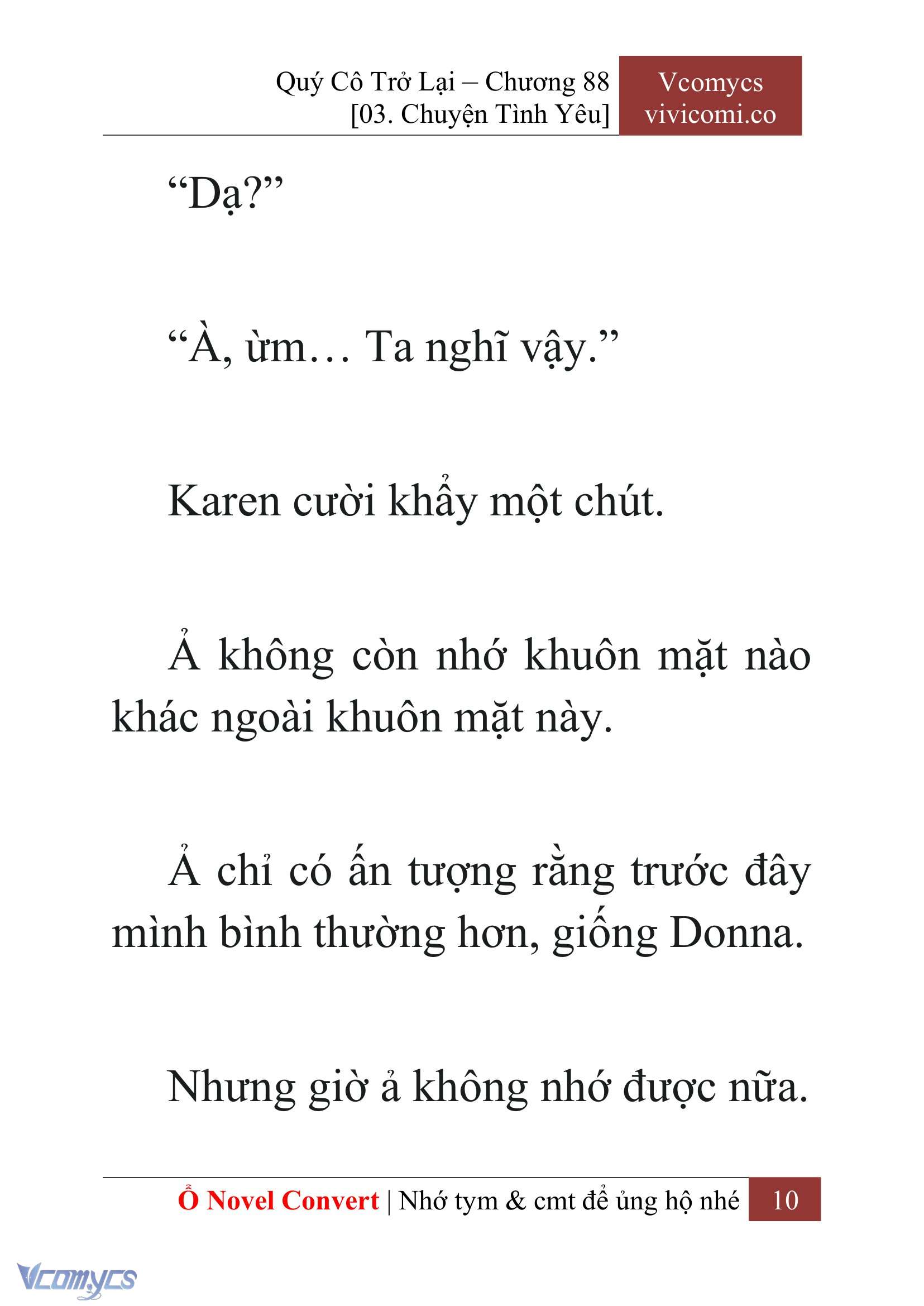 [Novel] Quý Cô Trở Lại Chapter 88 - Trang 13