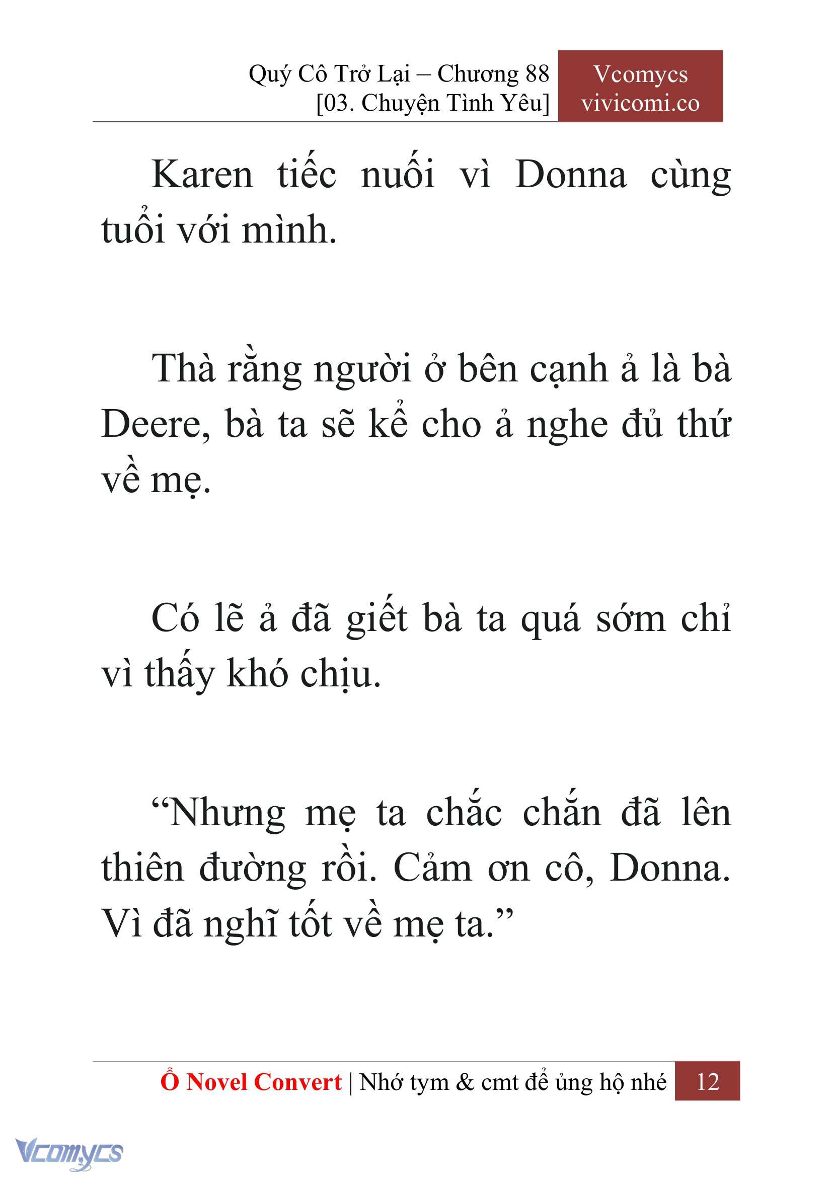 [Novel] Quý Cô Trở Lại Chapter 88 - Trang 15