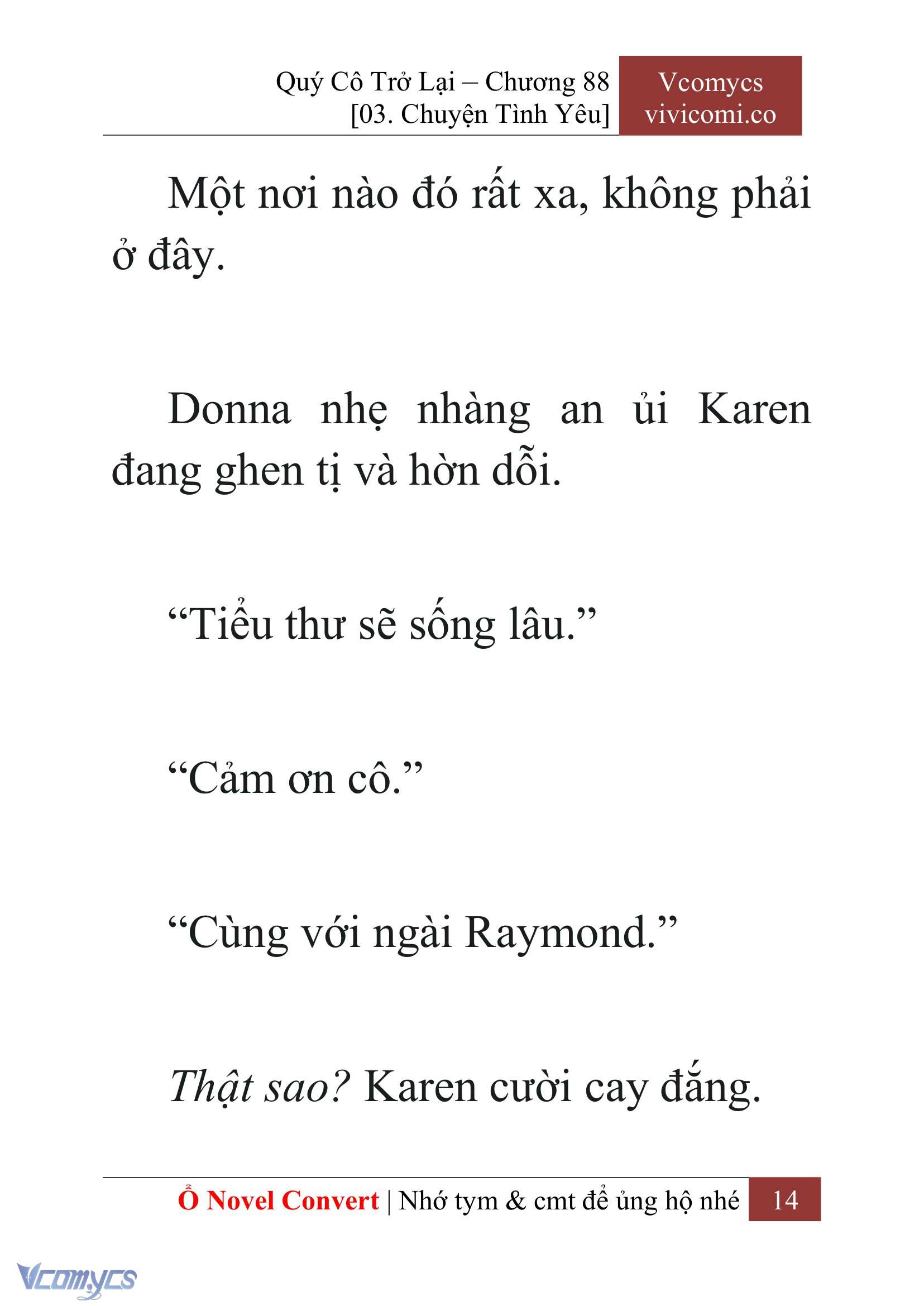 [Novel] Quý Cô Trở Lại Chapter 88 - Trang 17