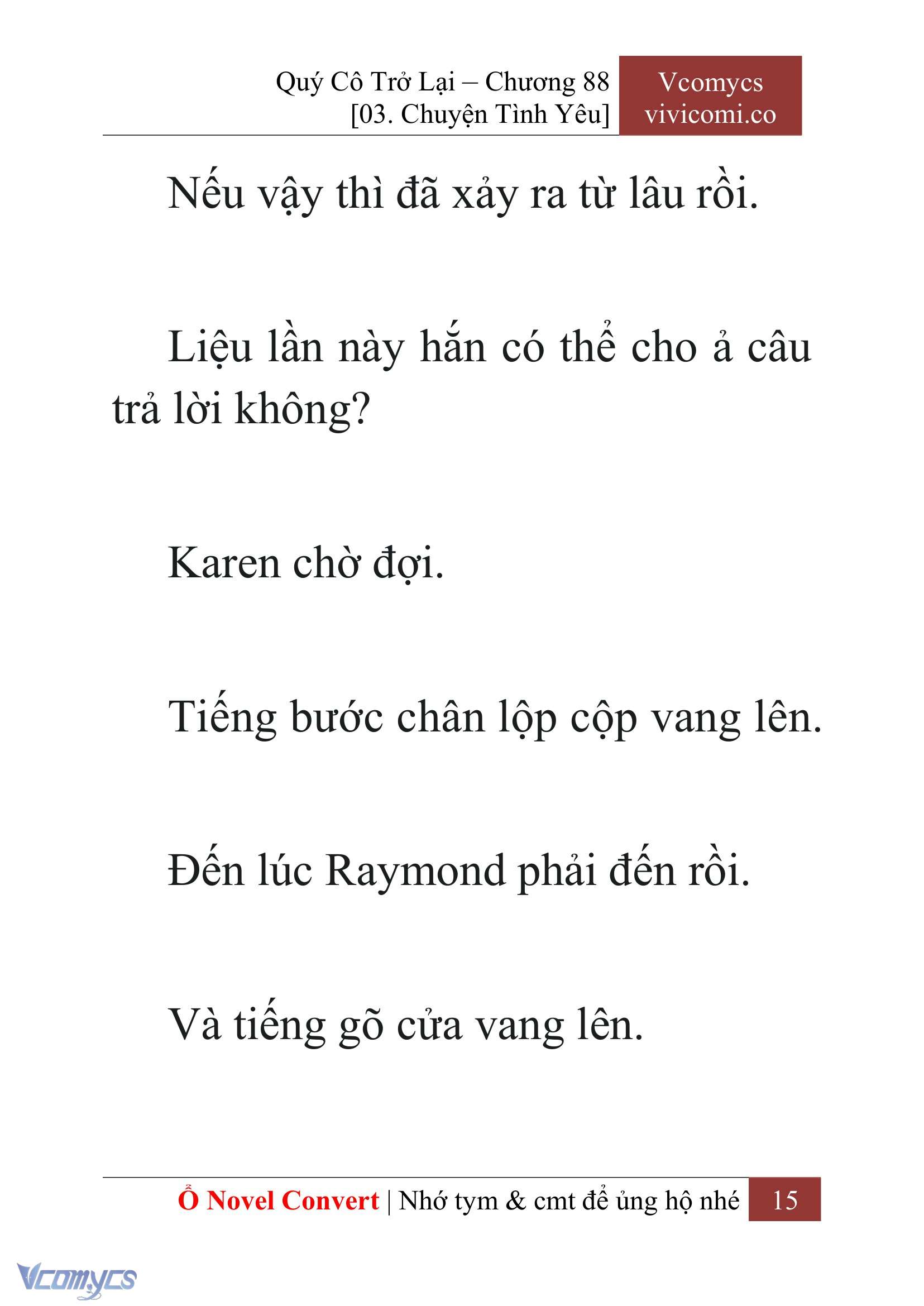 [Novel] Quý Cô Trở Lại Chapter 88 - Trang 18