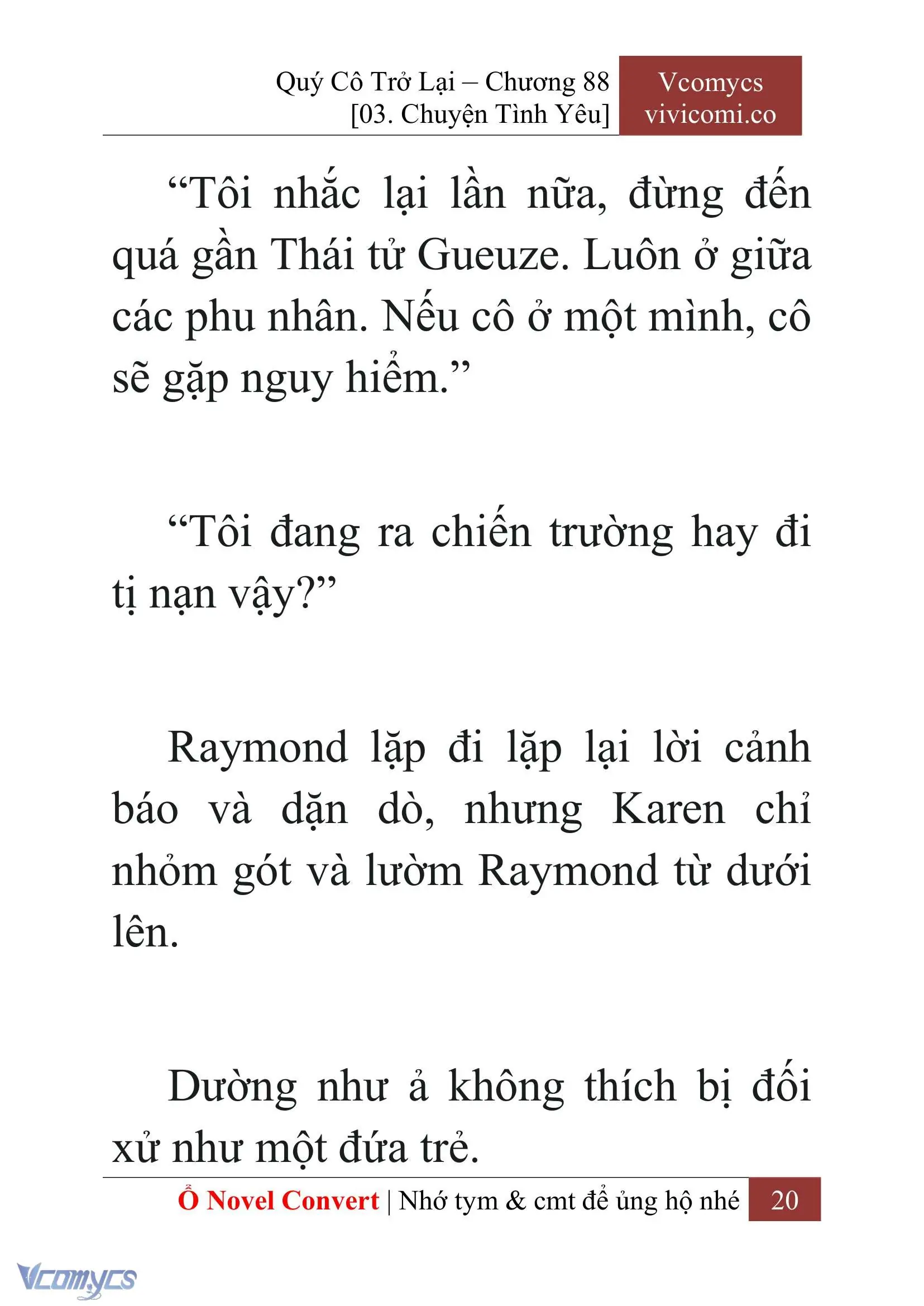 [Novel] Quý Cô Trở Lại Chapter 88 - Trang 23
