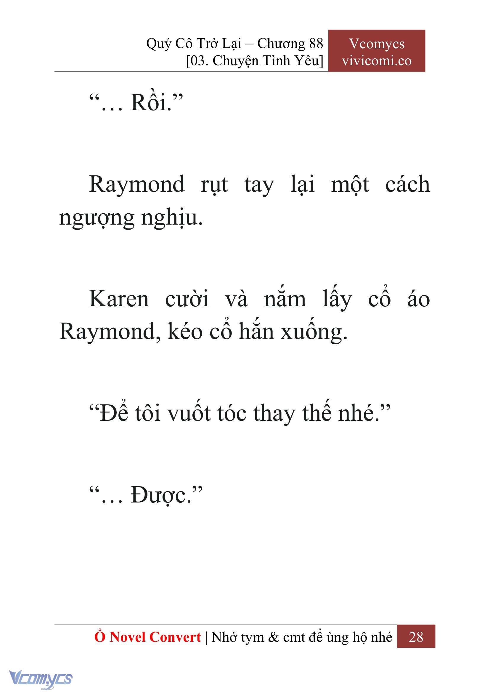 [Novel] Quý Cô Trở Lại Chapter 88 - Trang 31