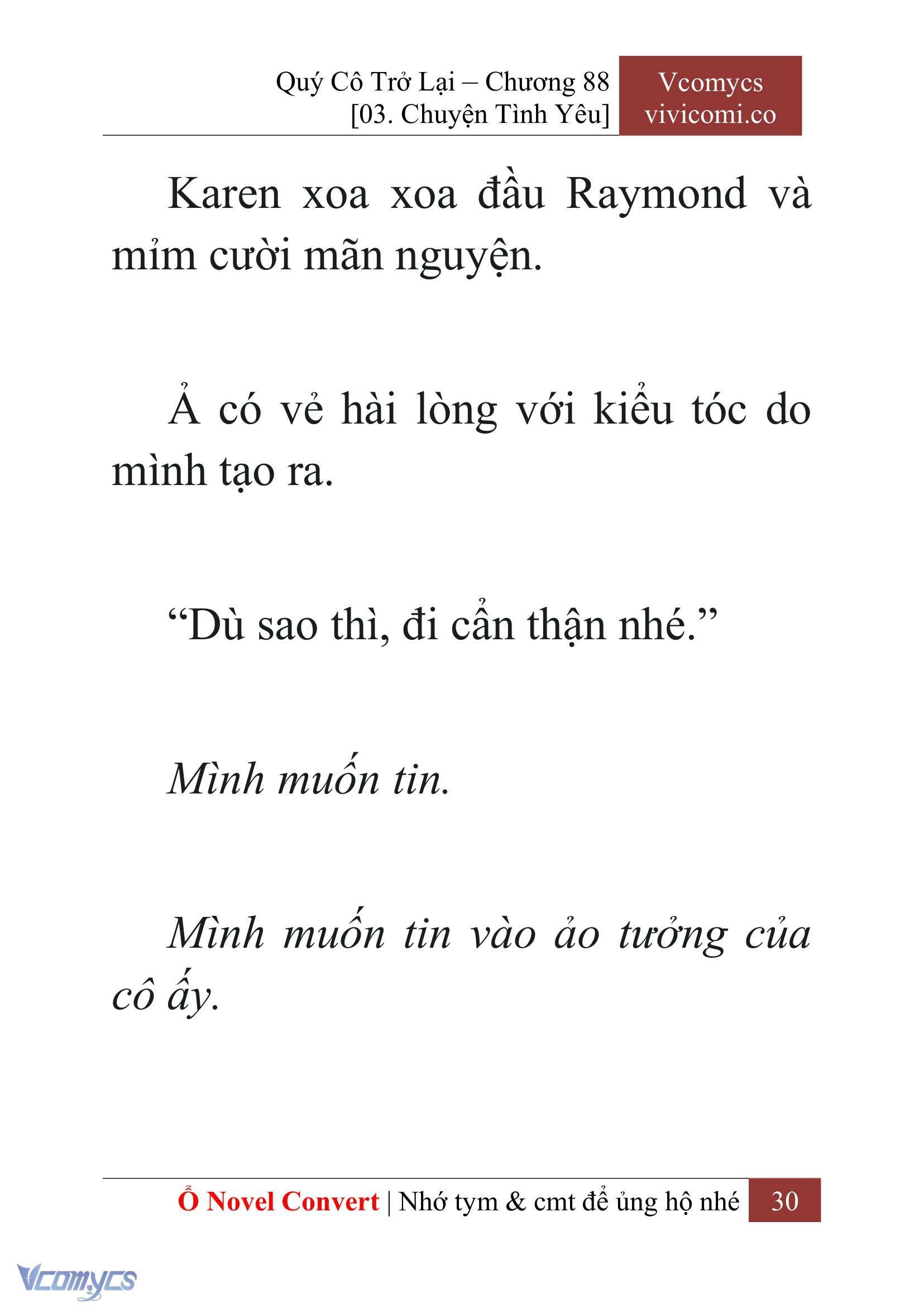 [Novel] Quý Cô Trở Lại Chapter 88 - Trang 33