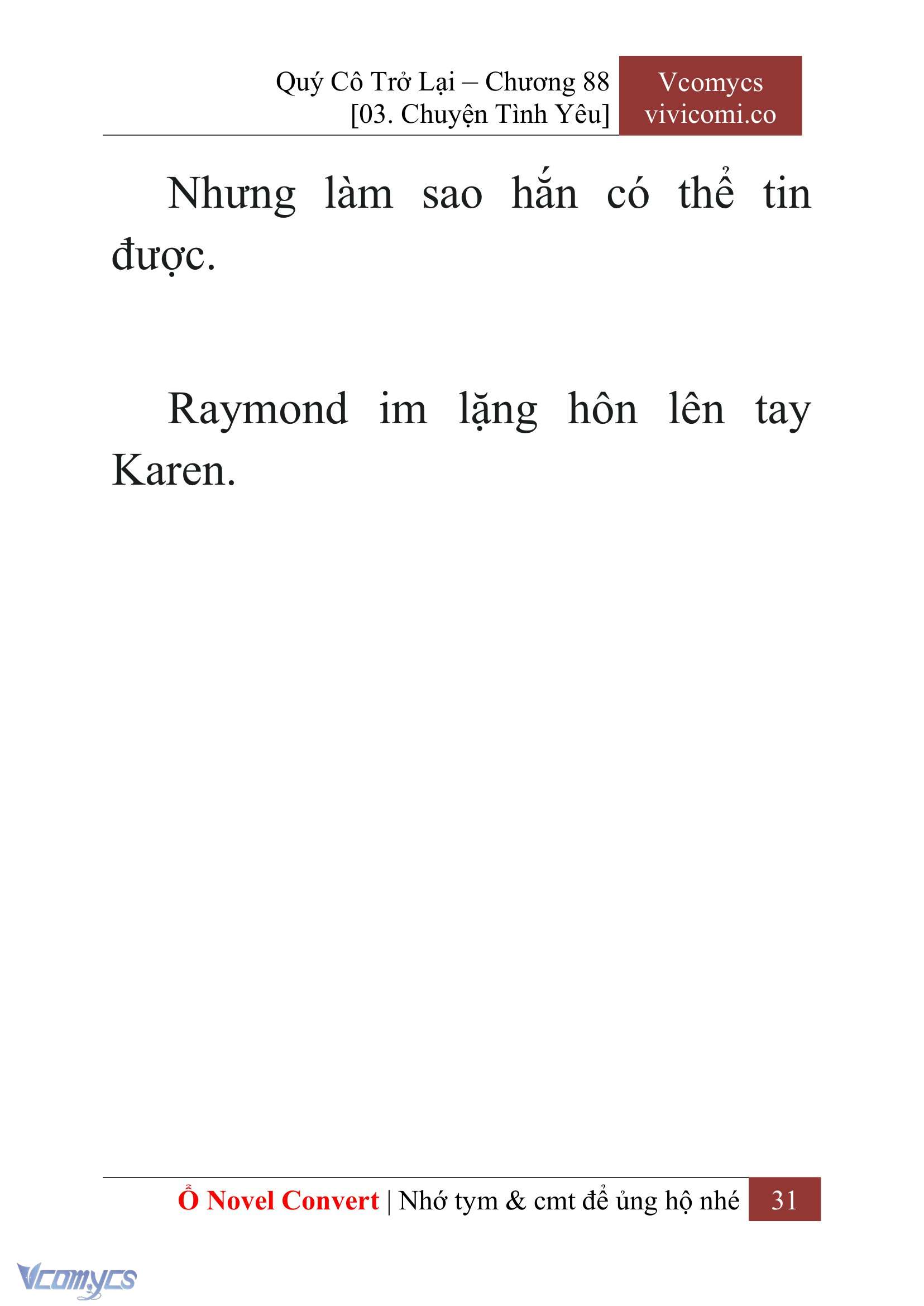 [Novel] Quý Cô Trở Lại Chapter 88 - Trang 34