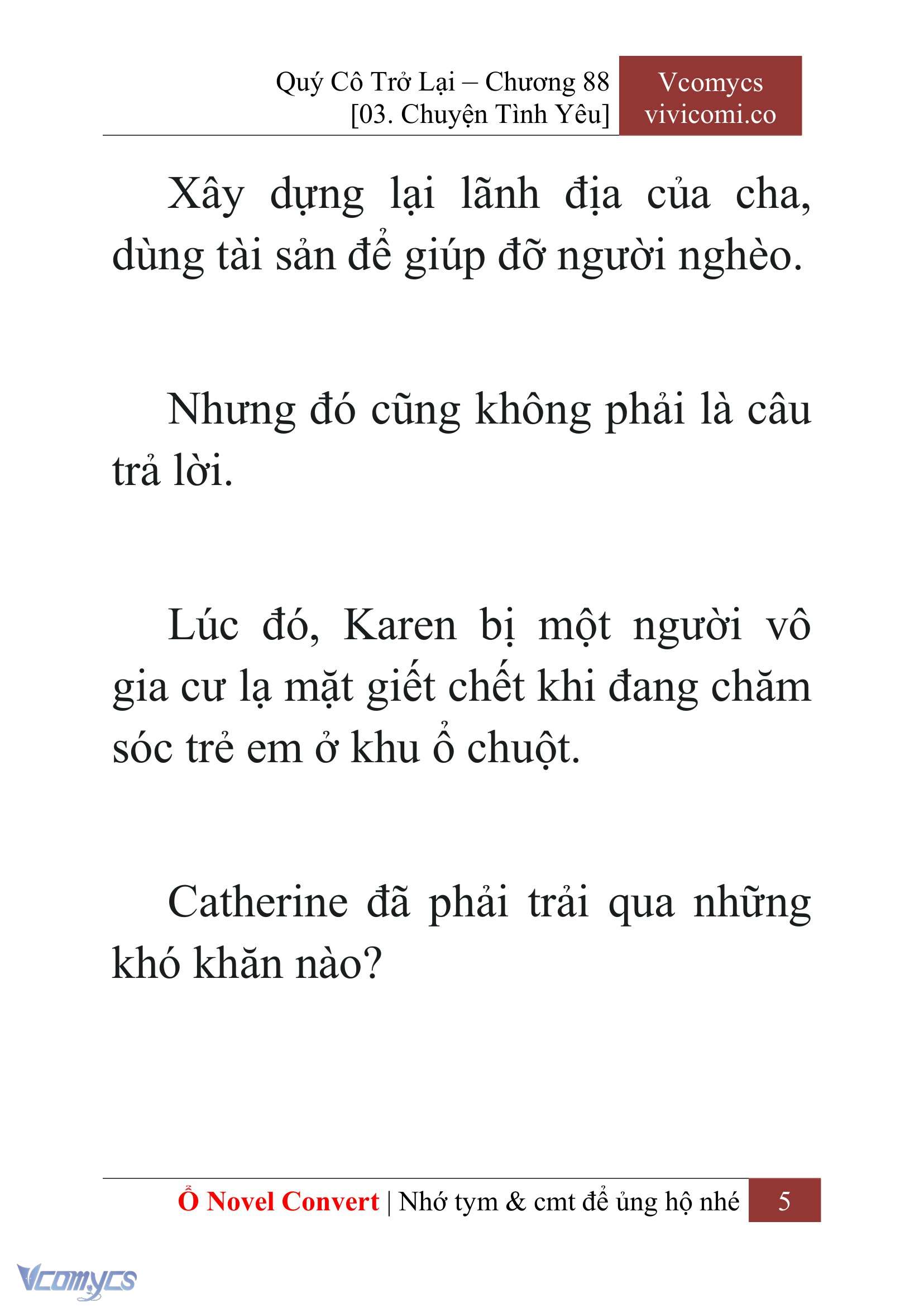 [Novel] Quý Cô Trở Lại Chapter 88 - Trang 8