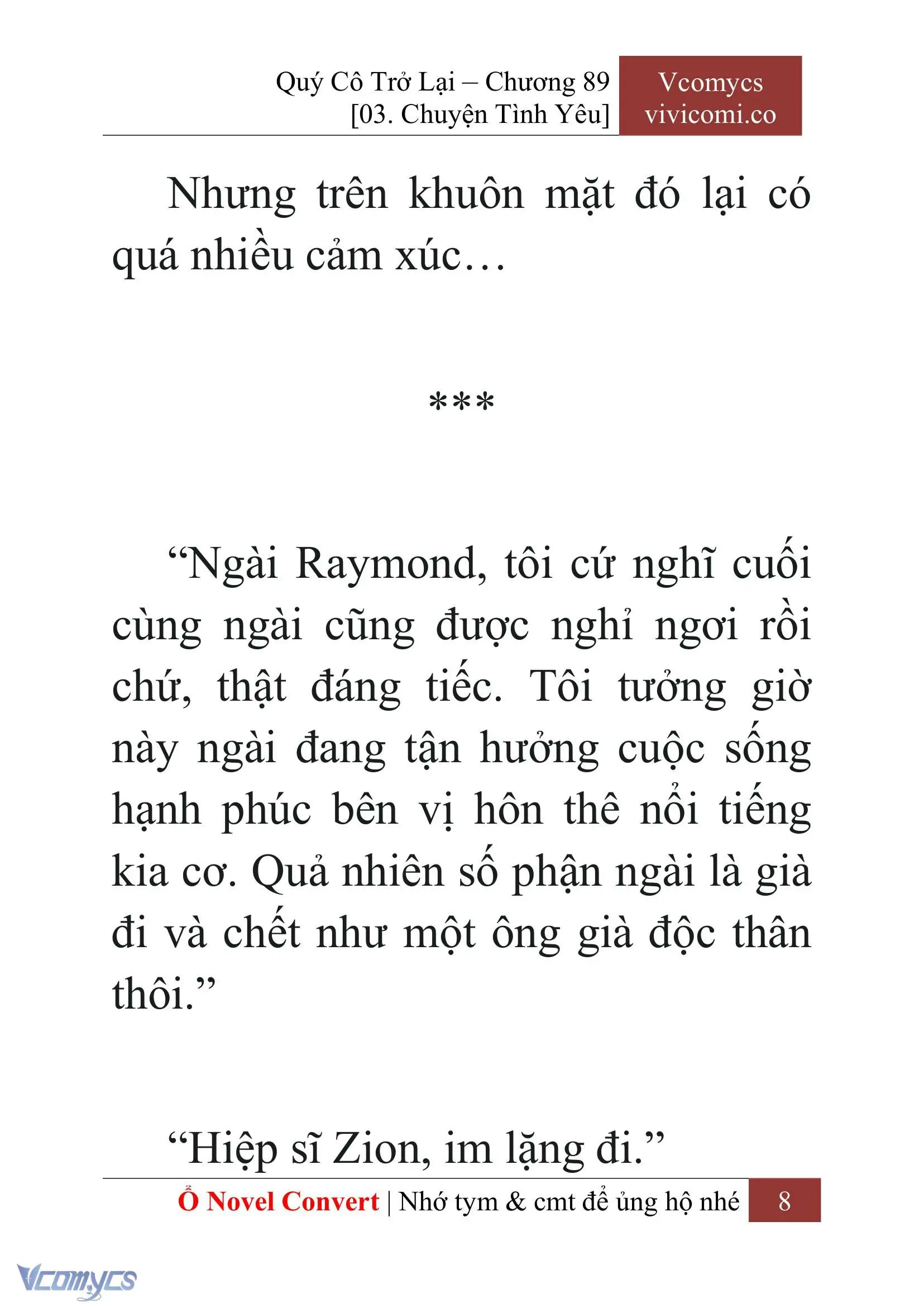 [Novel] Quý Cô Trở Lại Chapter 89 - Trang 11