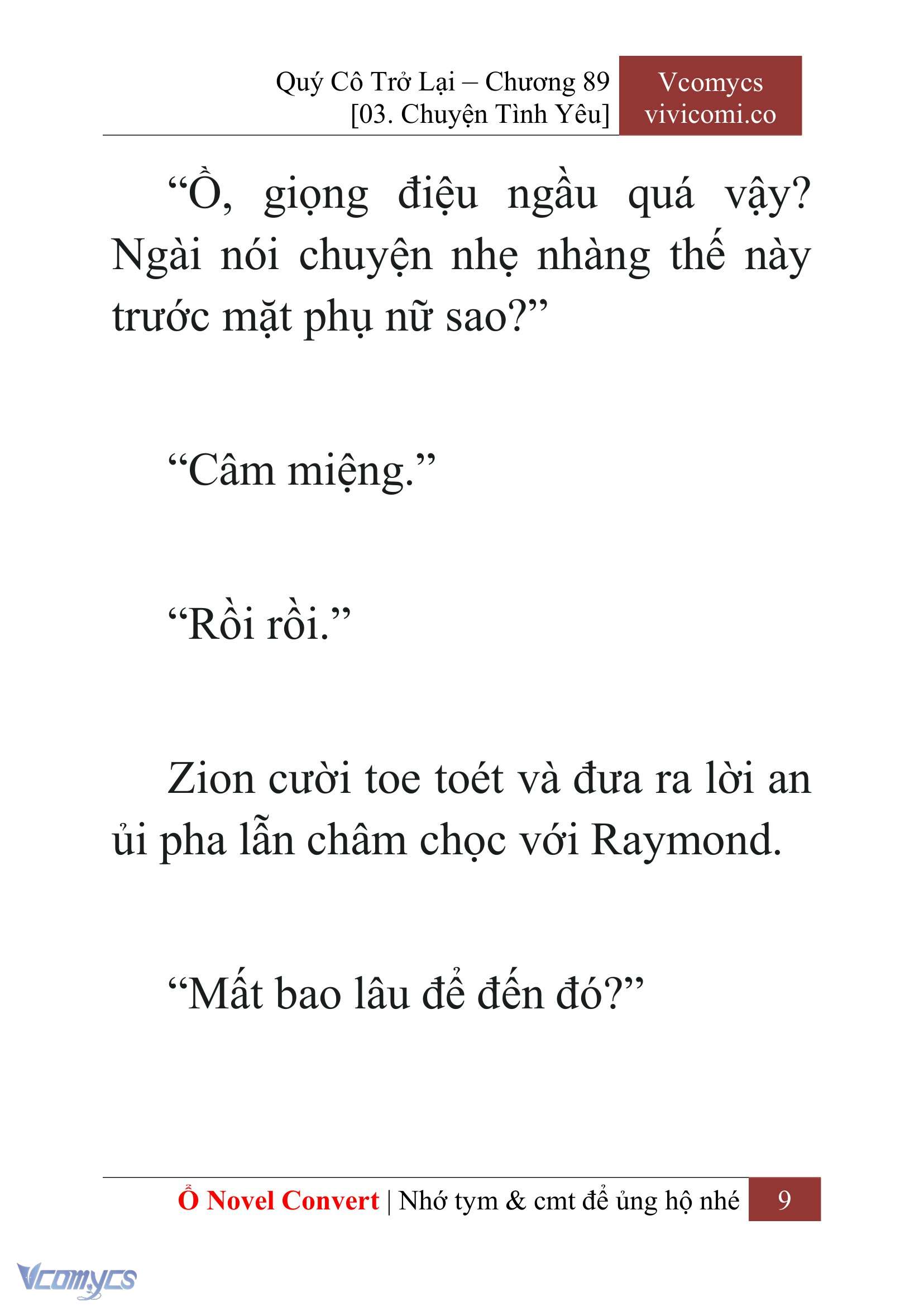 [Novel] Quý Cô Trở Lại Chapter 89 - Trang 12