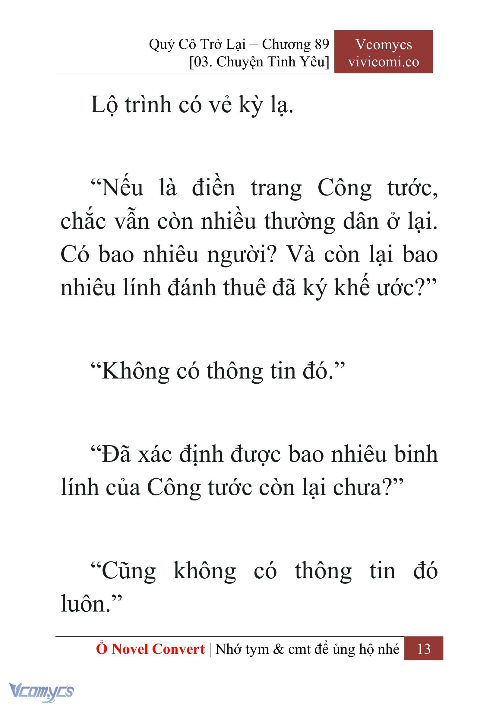 [Novel] Quý Cô Trở Lại Chapter 89 - Trang 16