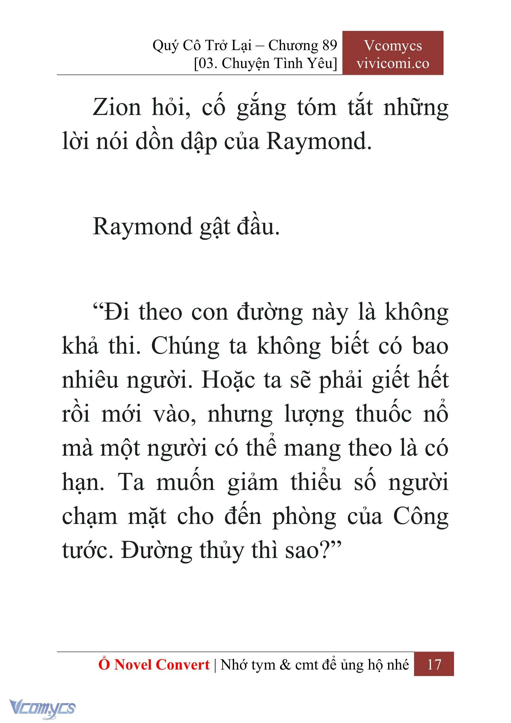 [Novel] Quý Cô Trở Lại Chapter 89 - Trang 20