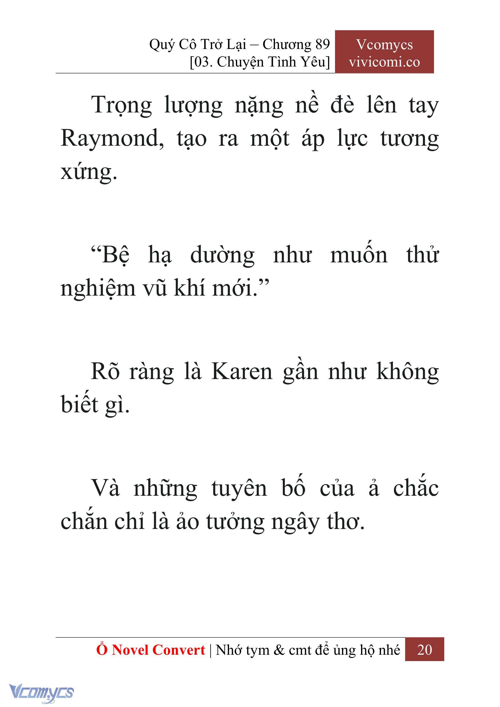 [Novel] Quý Cô Trở Lại Chapter 89 - Trang 23