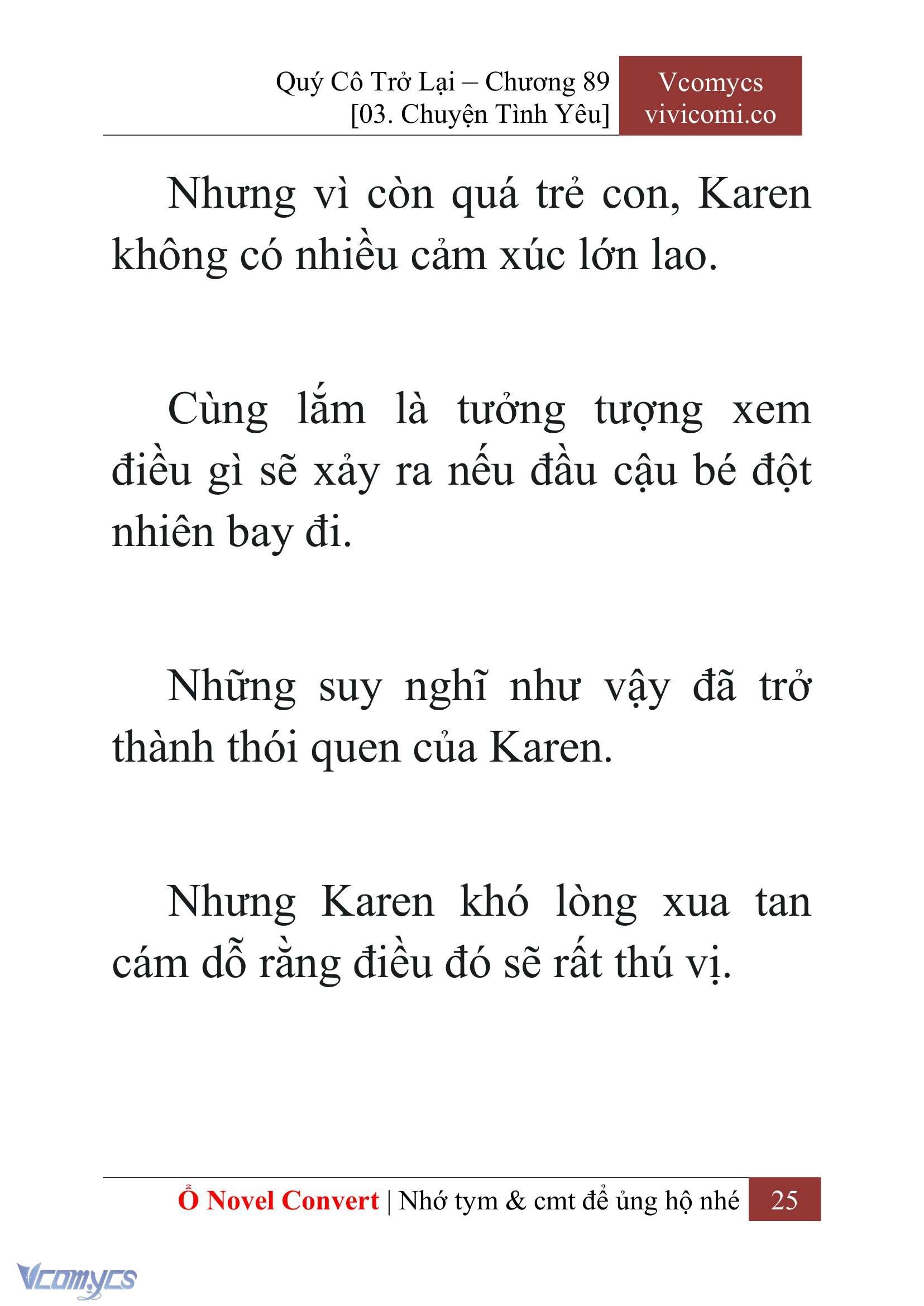 [Novel] Quý Cô Trở Lại Chapter 89 - Trang 28