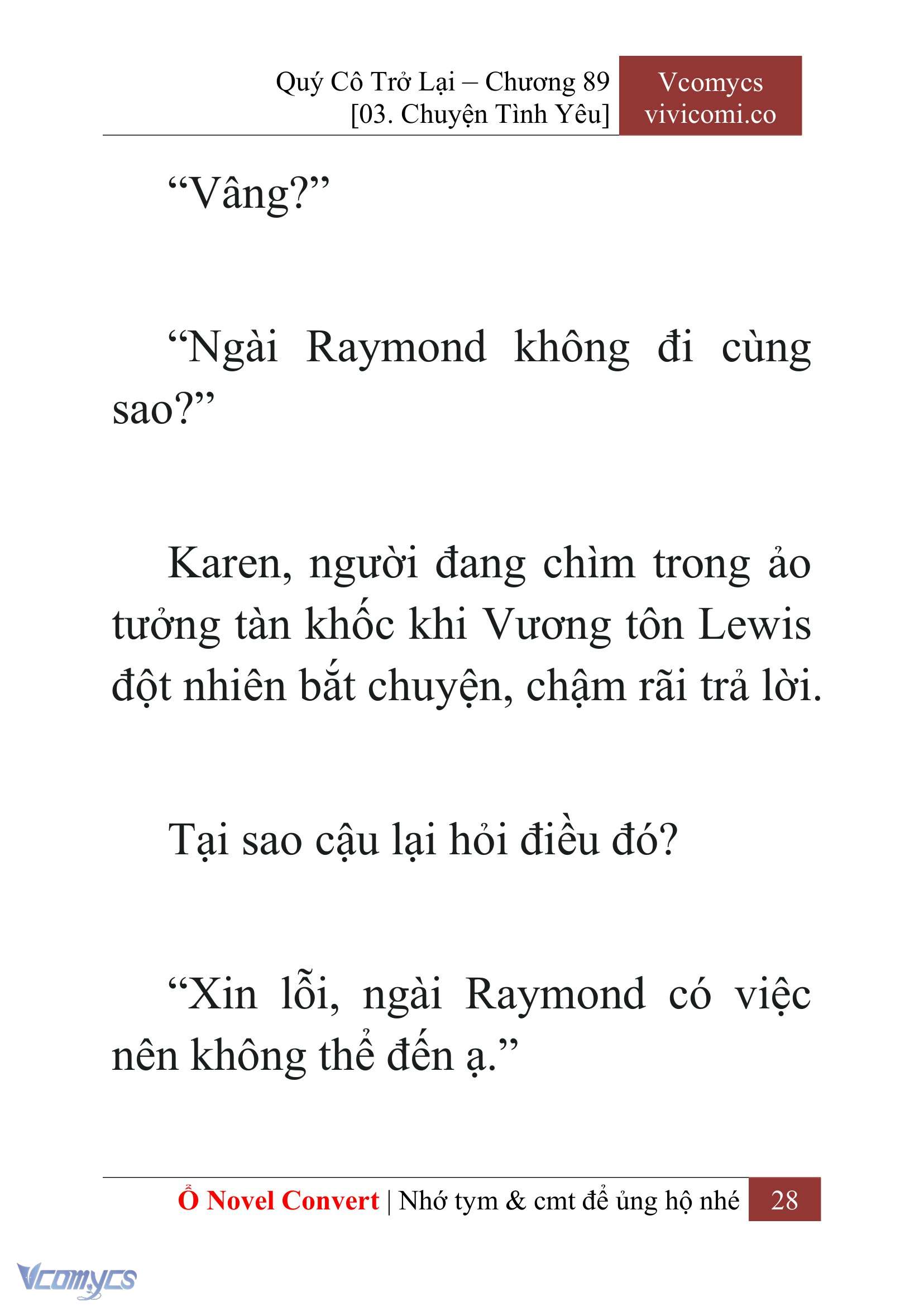 [Novel] Quý Cô Trở Lại Chapter 89 - Trang 31