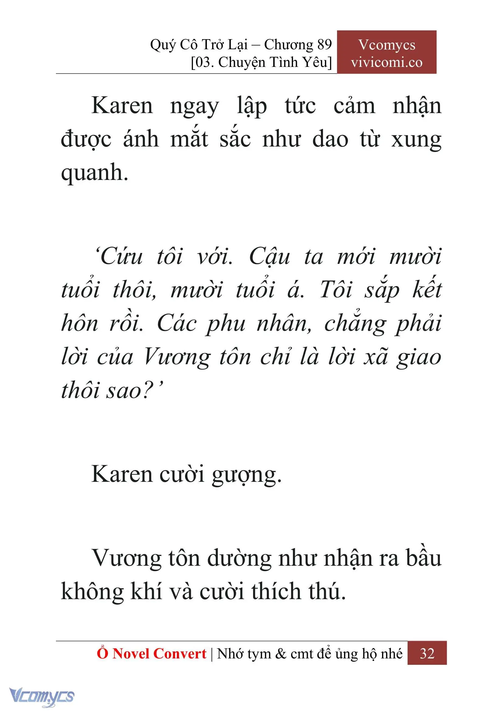 [Novel] Quý Cô Trở Lại Chapter 89 - Trang 35