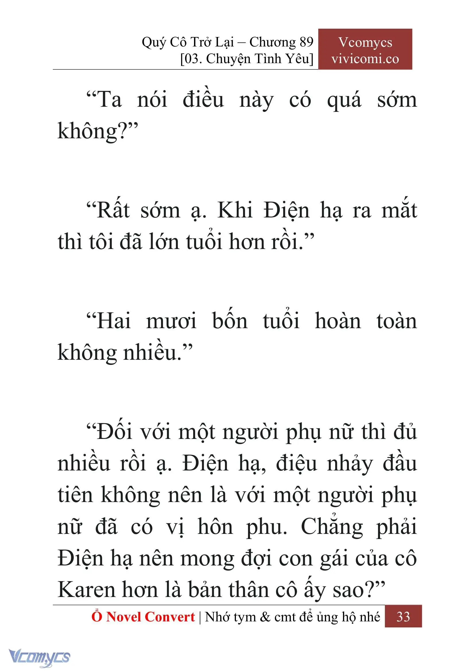 [Novel] Quý Cô Trở Lại Chapter 89 - Trang 36