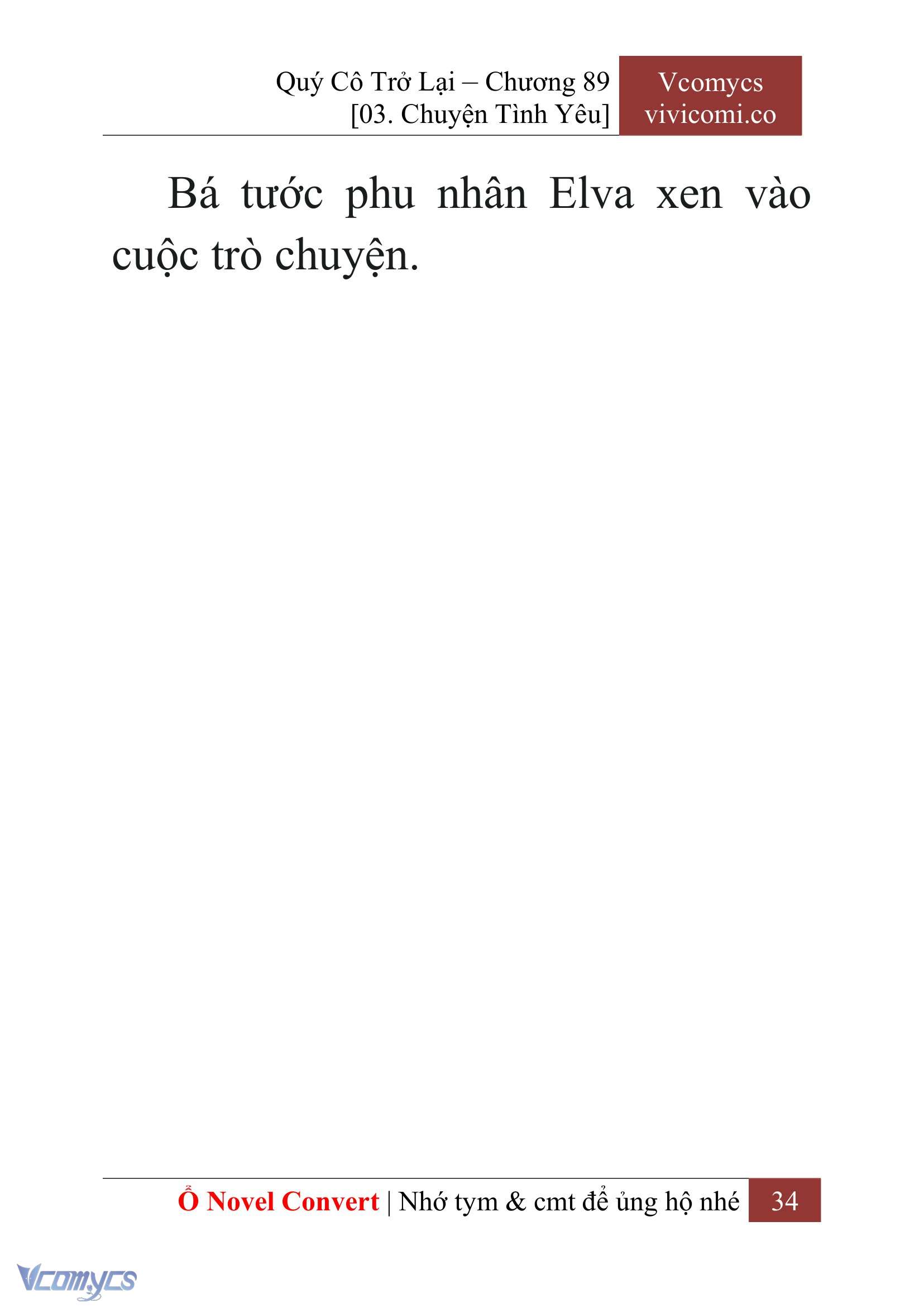 [Novel] Quý Cô Trở Lại Chapter 89 - Trang 37