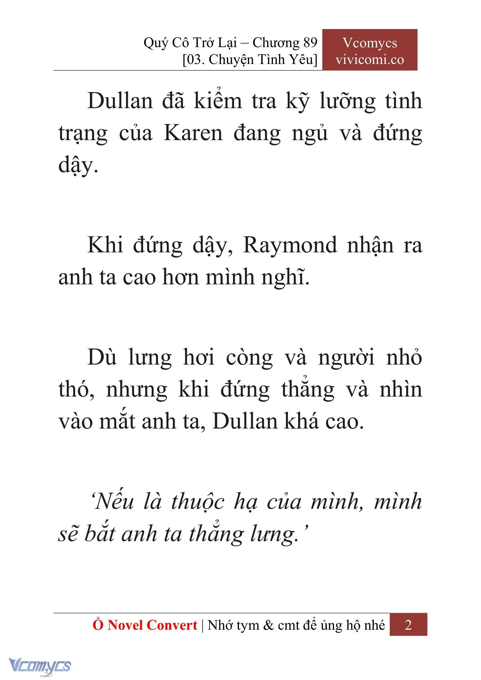 [Novel] Quý Cô Trở Lại Chapter 89 - Trang 5