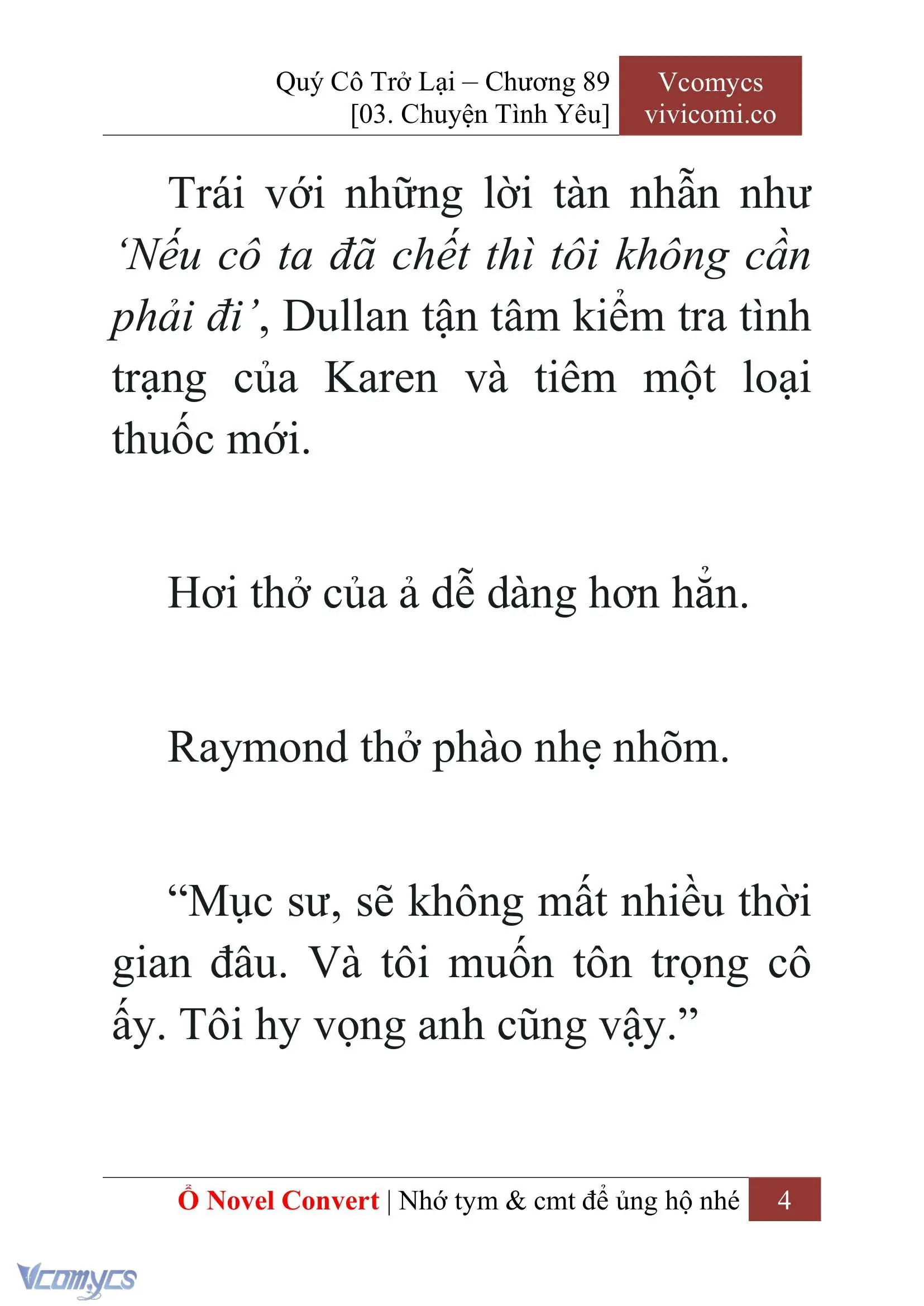 [Novel] Quý Cô Trở Lại Chapter 89 - Trang 7