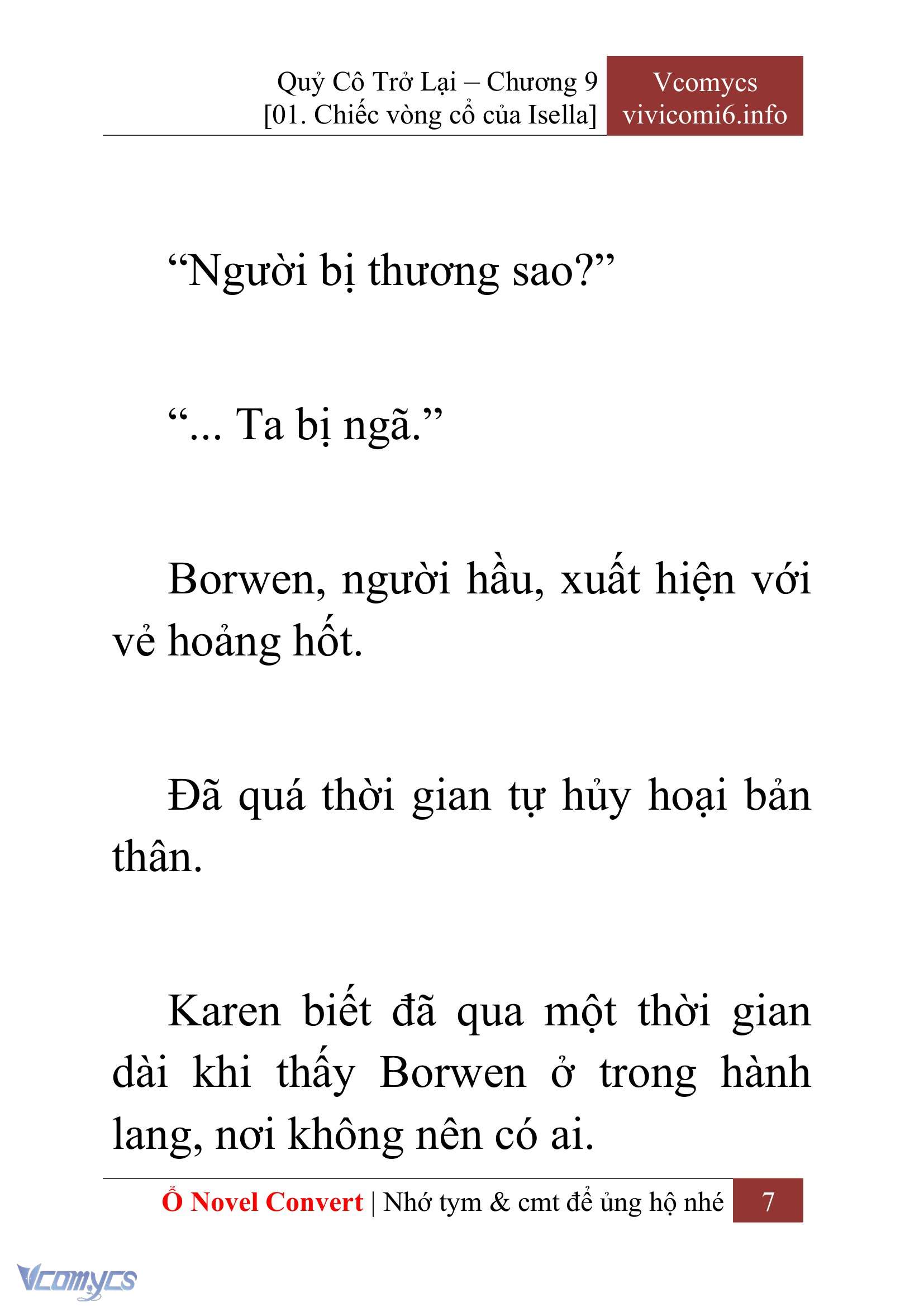 [Novel] Quý Cô Trở Lại Chapter 9 - Trang 10