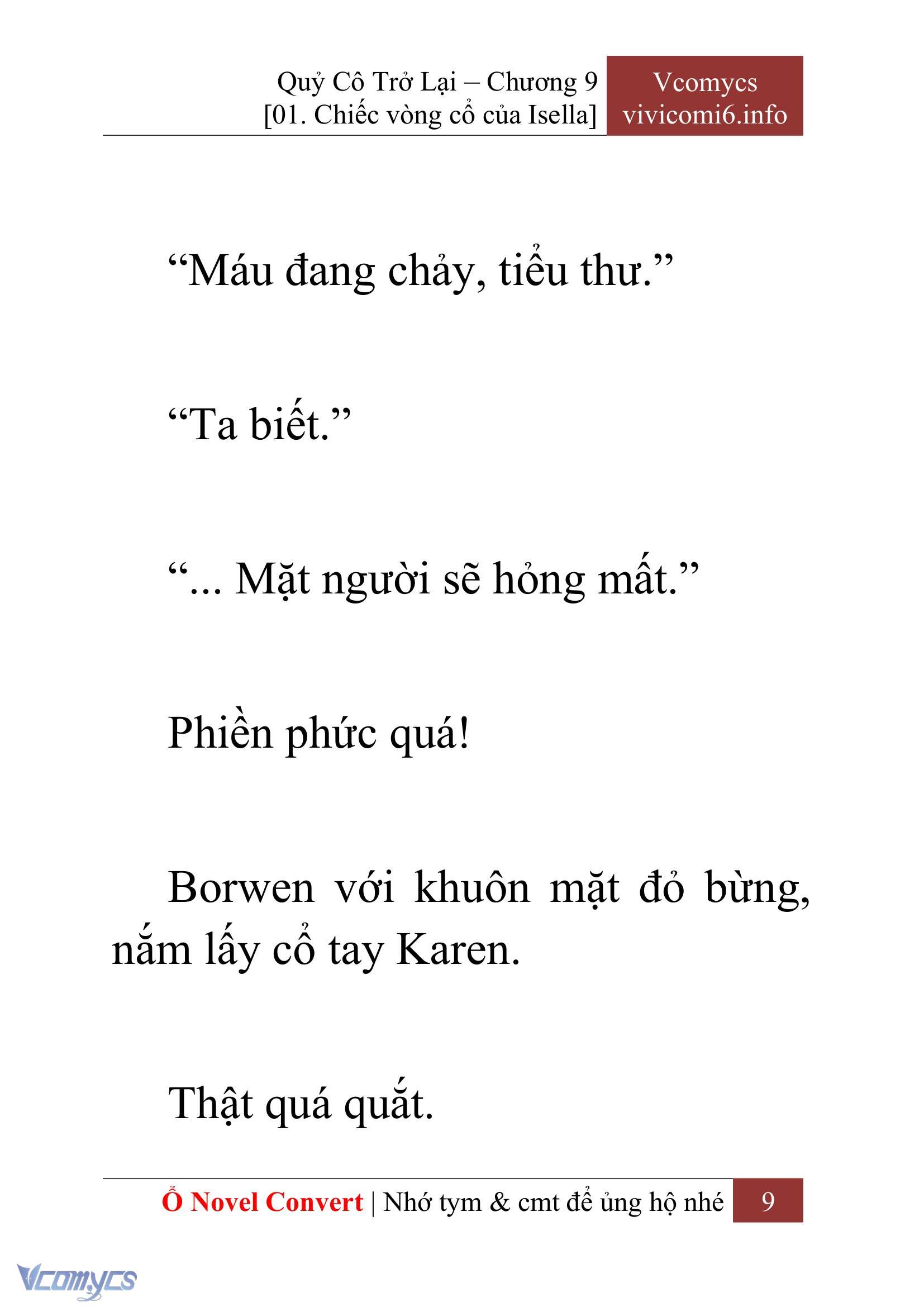 [Novel] Quý Cô Trở Lại Chapter 9 - Trang 12