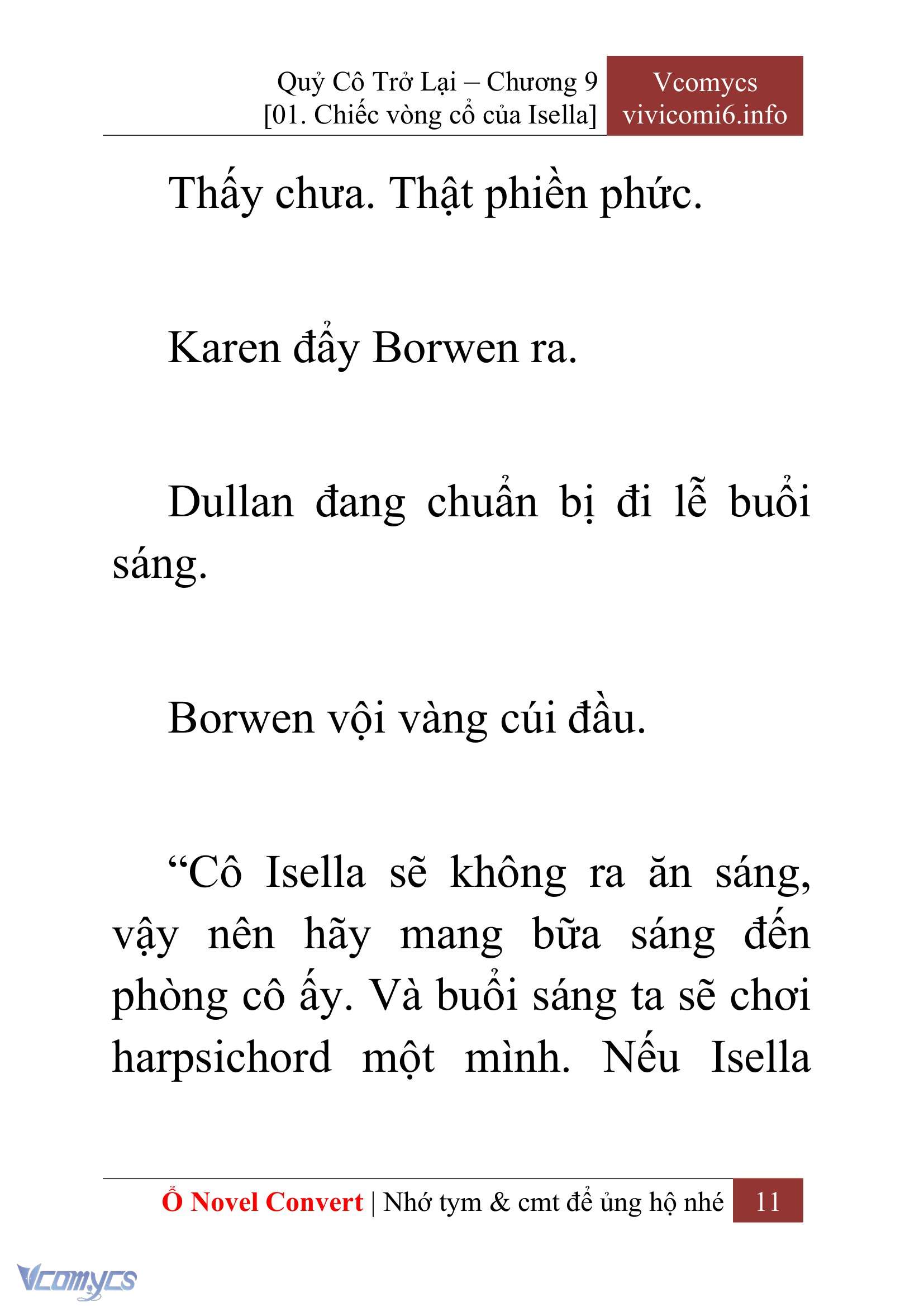 [Novel] Quý Cô Trở Lại Chapter 9 - Trang 14